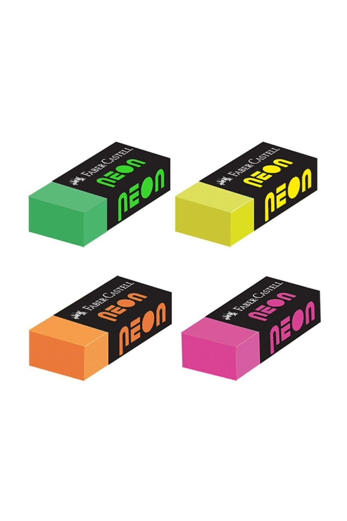 Faber Castell Neon Silgi 4 Adet