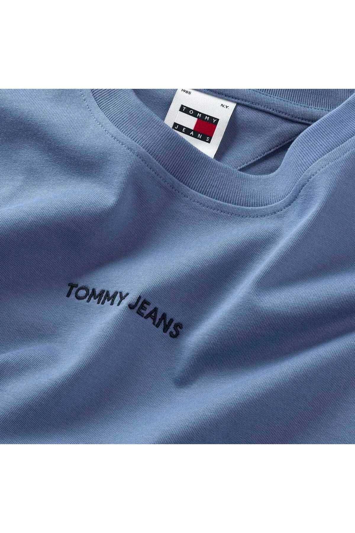 تی شرت آبی مردانه جدید کلاسیک تامی شلوار جین Tommy Hilfiger