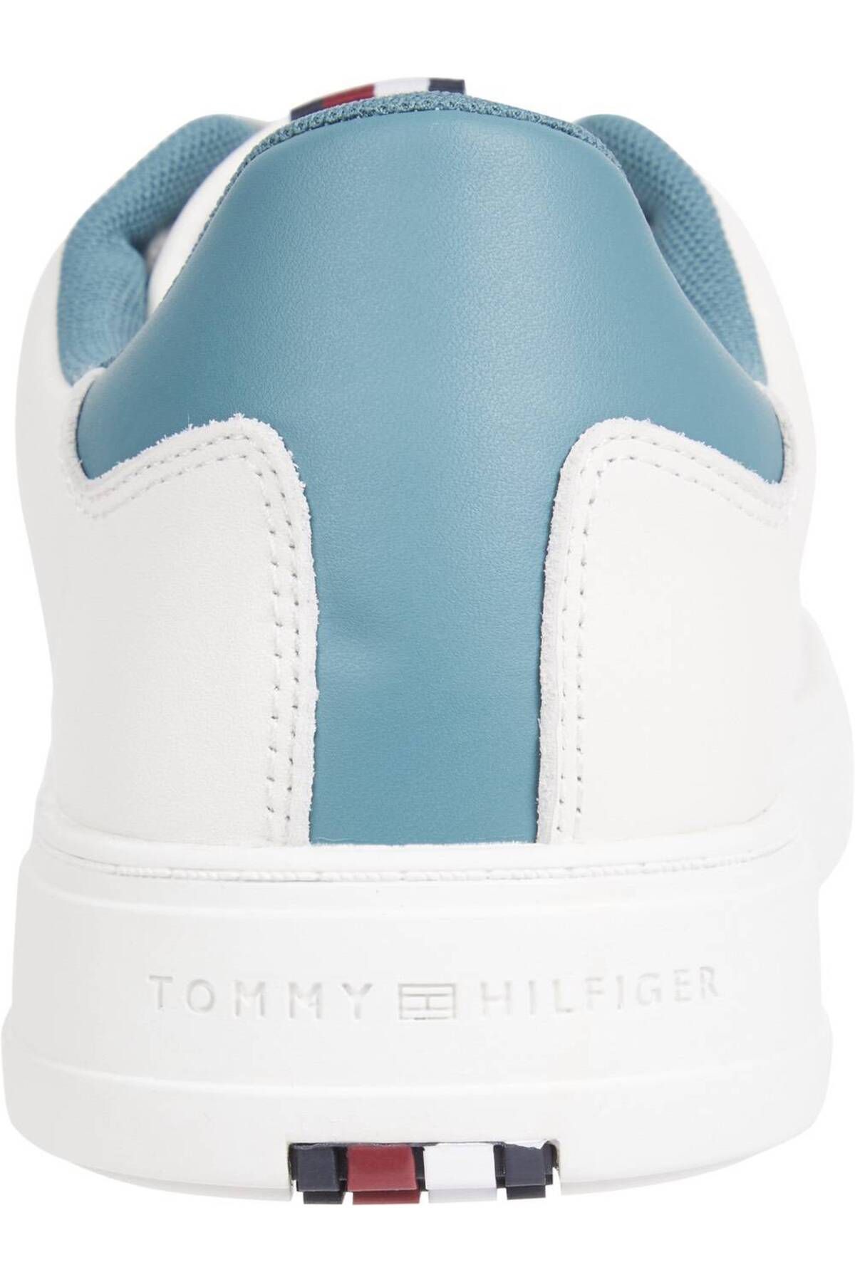 لوفر سفید مردانه کفش های چرمی اورجینال Tommy Hilfiger