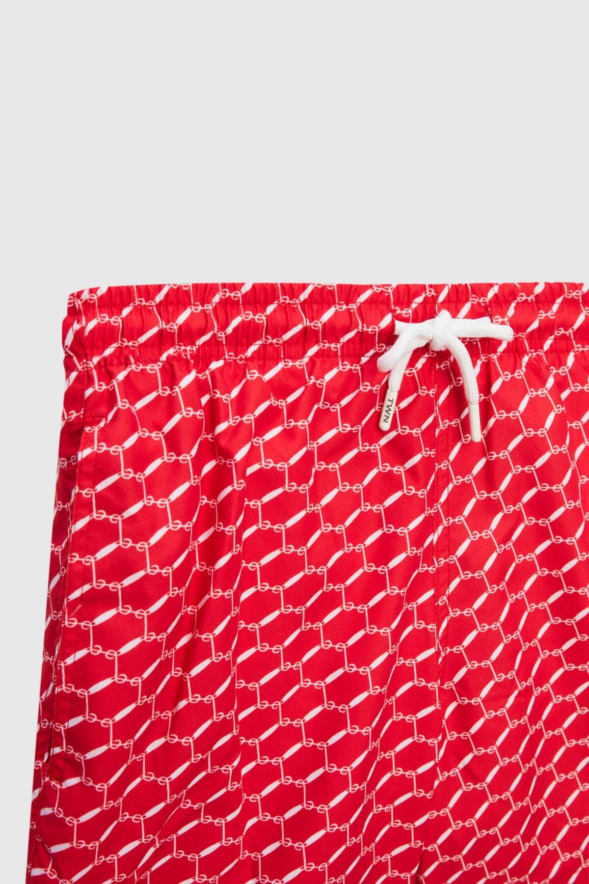 Twn-Swimsuit - Red - Graphic 2