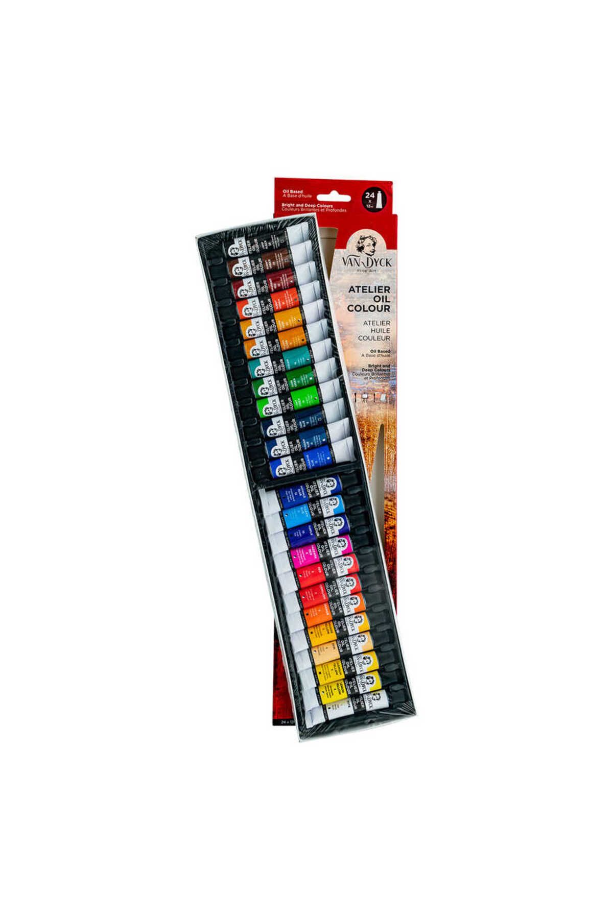 Van Dyck Vd384620 Atelıer Yağlı Boya Set Tüp 24x12ml Yağlı Boya