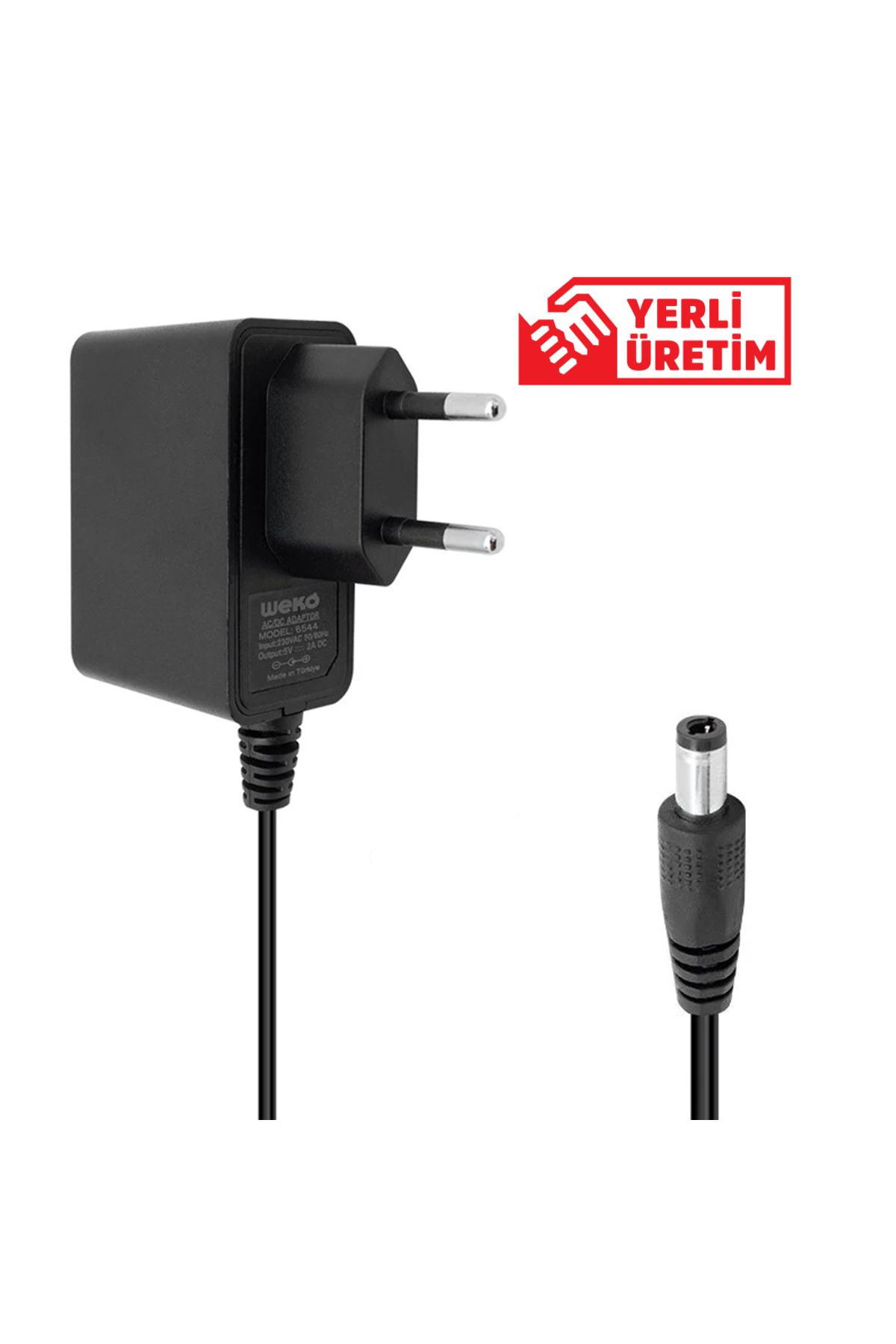 YTT Marketing YTTMRK 5 volt - 2 amper - 10 watt 5.5*2.5 uçlu yerli üretim plastik kasa priz tipi adaptör