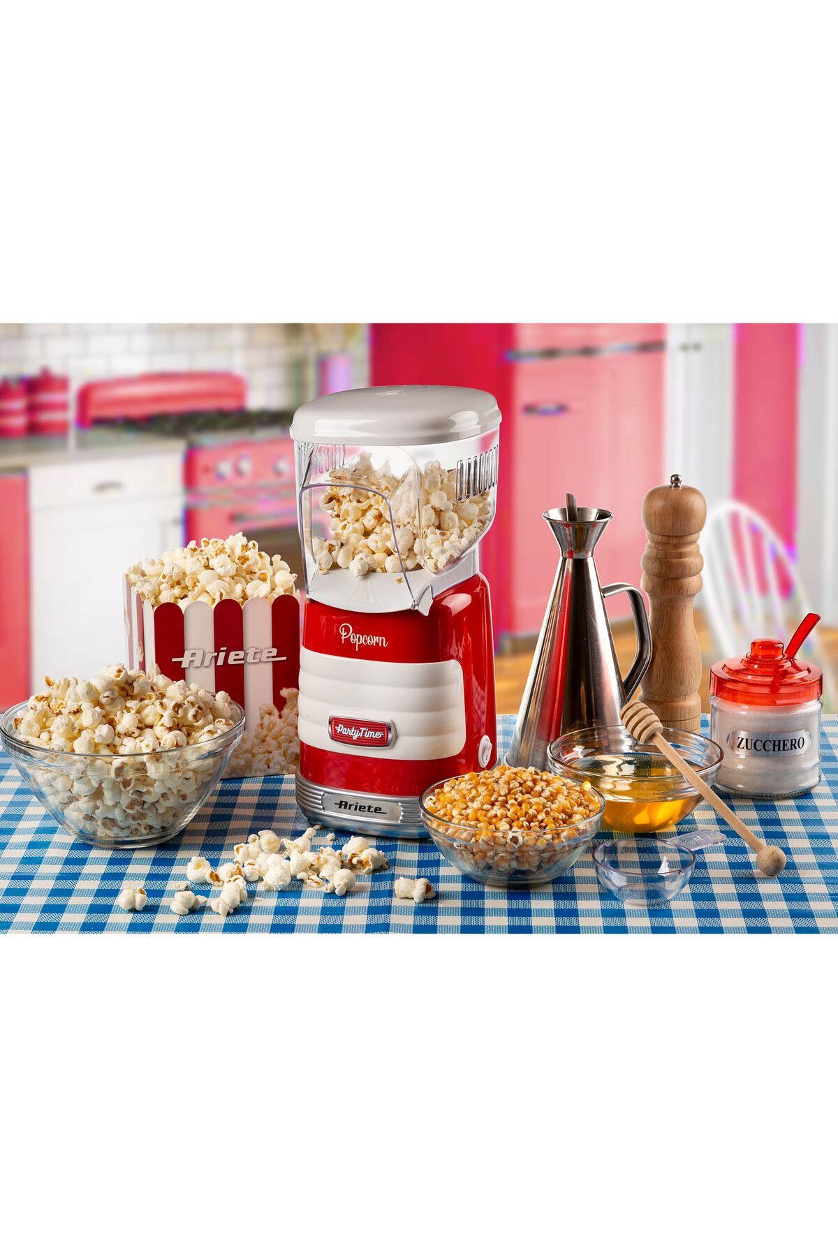 ARIETE-Rosso Red Popcorn Machine for Party Time 5