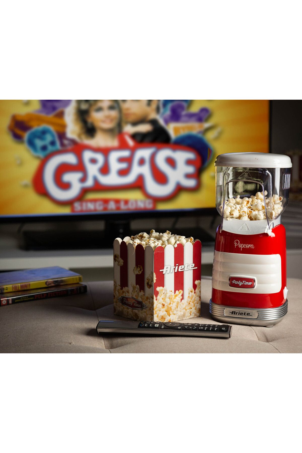 ARIETE-Rosso Red Popcorn Machine for Party Time 4