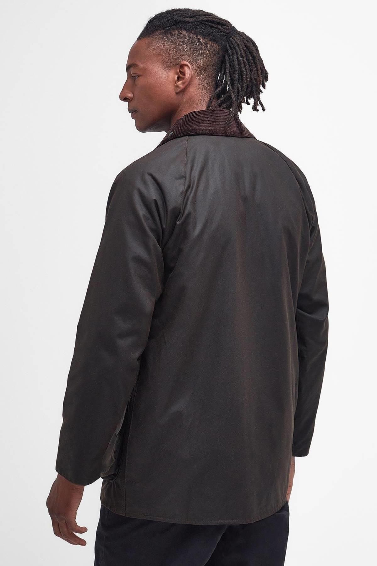 کاپشن سبز مردانه زیتون روغن کلاسیک اورجینال Barbour