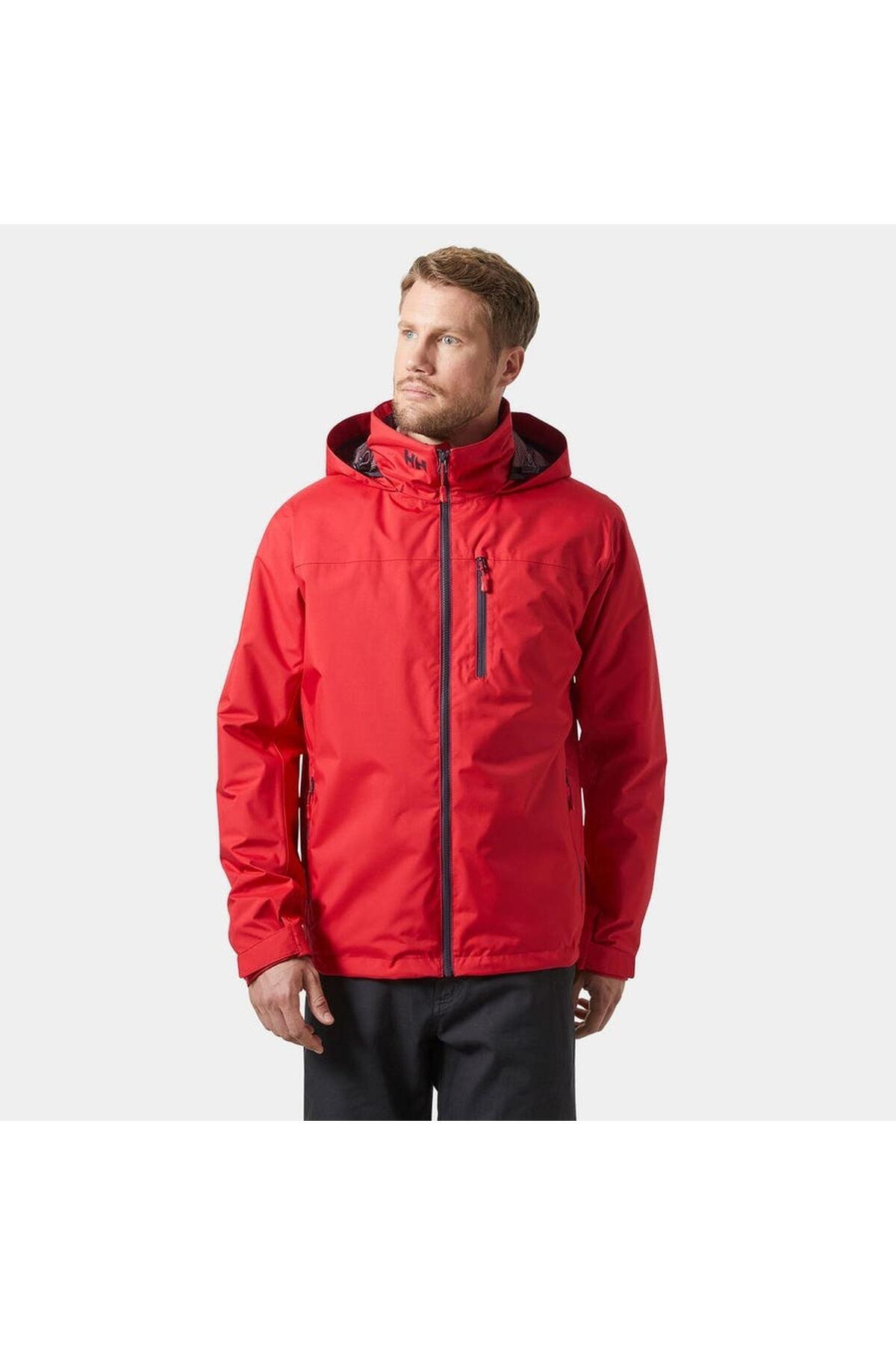 هلی هانسن کاپشن مردانه CREW HOODED MIDLAYER HHA.34442 HHA.162 Red-S