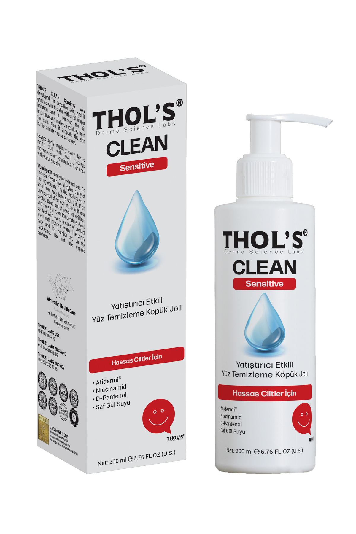 THOLS THOL'S CLEAN Sensitive (TB5) Yüz Temizleme Köpük Jeli - 200