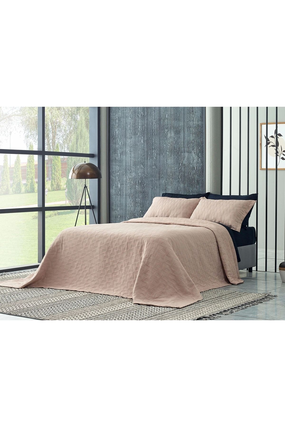 Doqu Home-Arya Double Bedspread - Mink 2