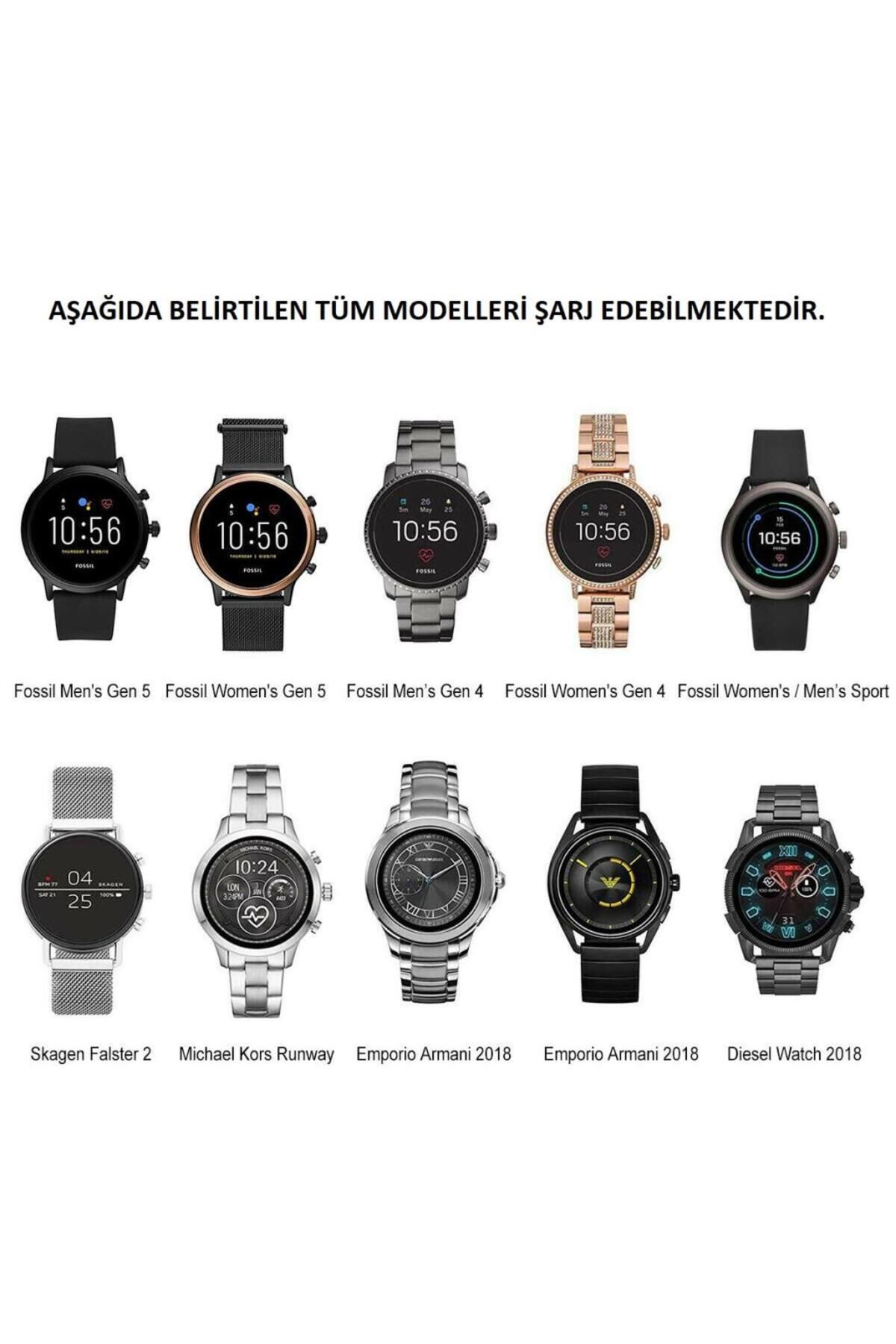 Techmaster Fossil Gen 4 Gen 5 Uyumlu Ak ll Saat Usb arj Aleti Data Kablosu Fiyat Yorumlar Trendyol
