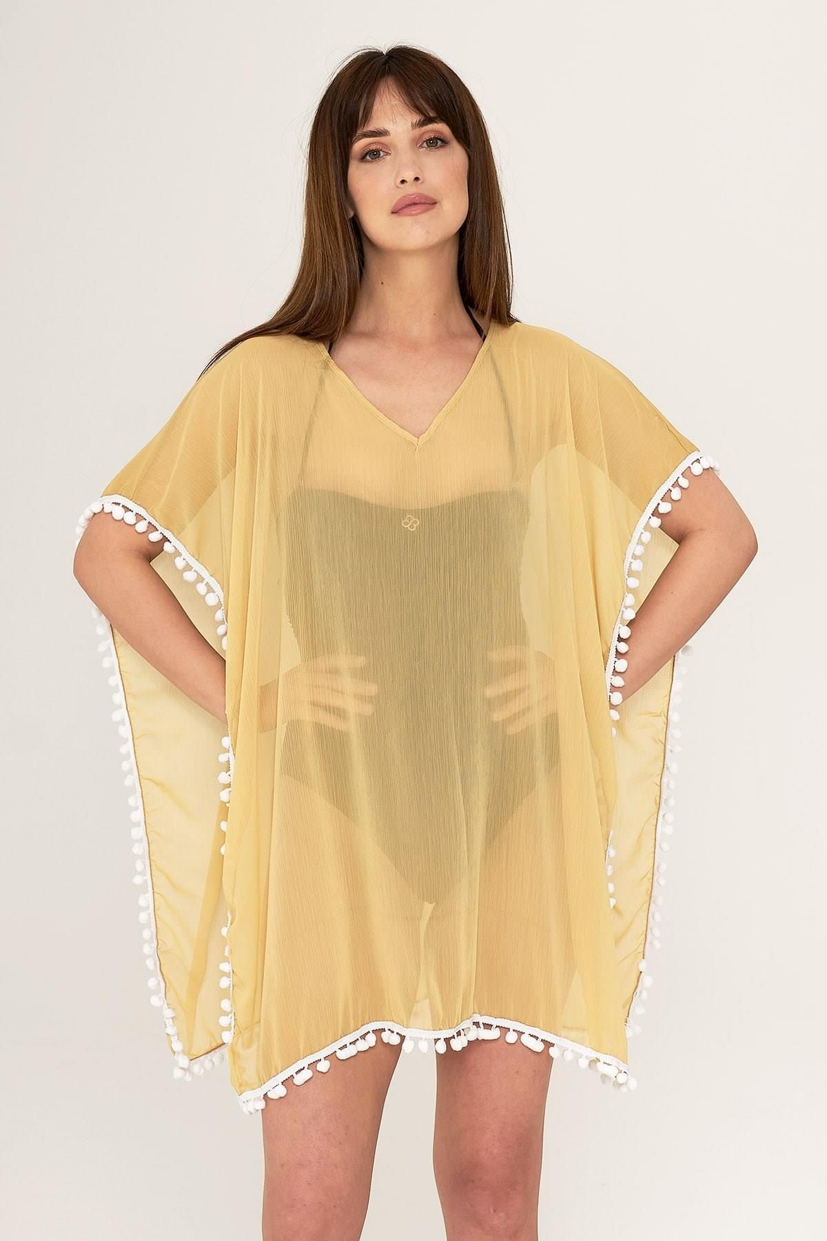 EMINNA-Yellow Beach Dress 2