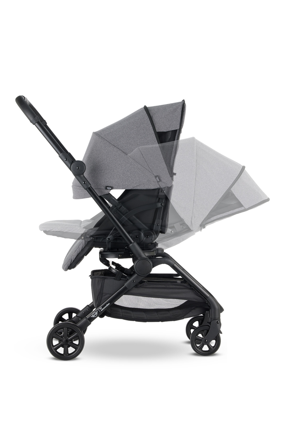 MINI by Easywalker Buggy TURN - iPro Denim iSize Travel Sistem Bebek Arabası - Grey 5