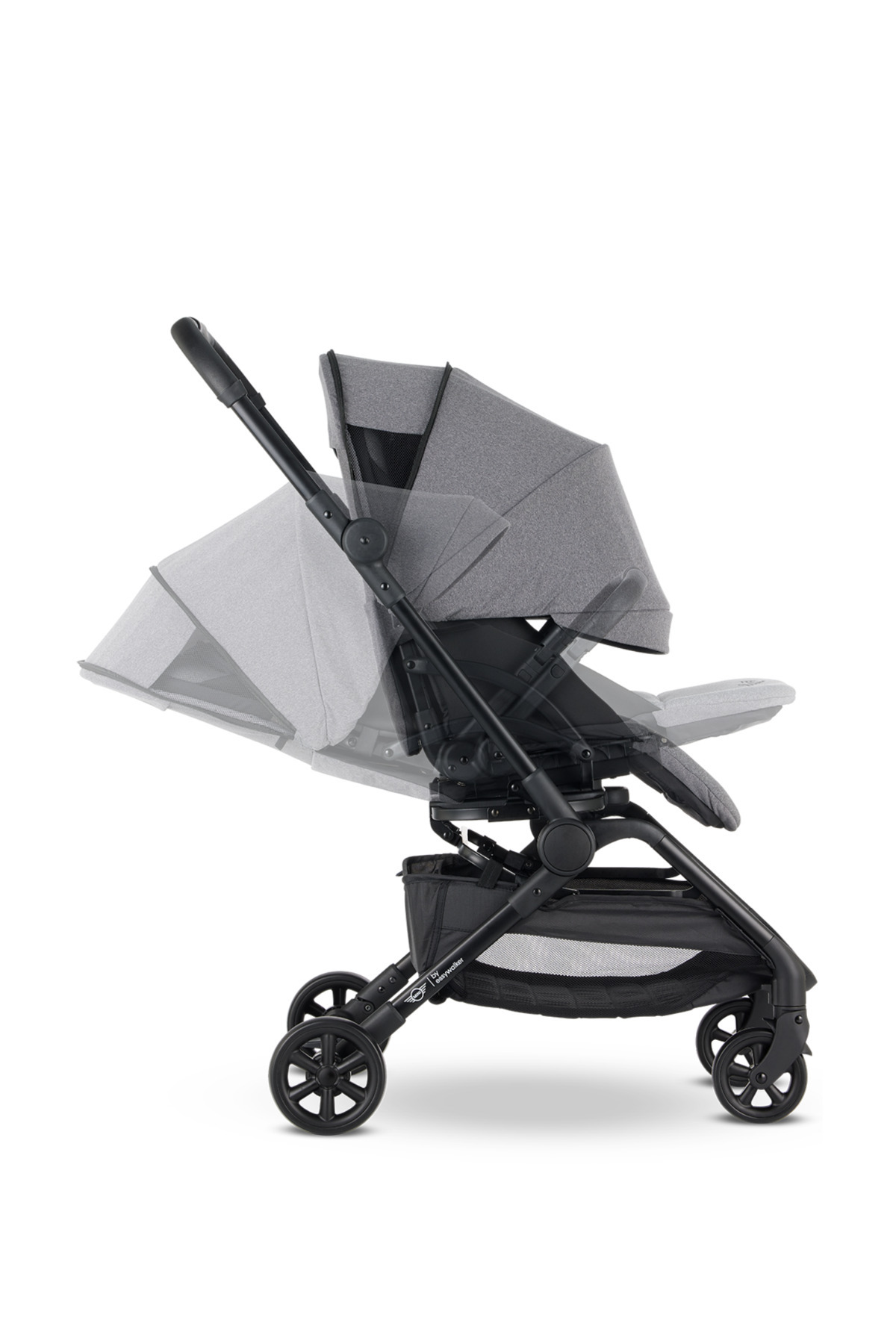 MINI by Easywalker Buggy TURN - iPro Denim iSize Travel Sistem Bebek Arabası - Grey 4