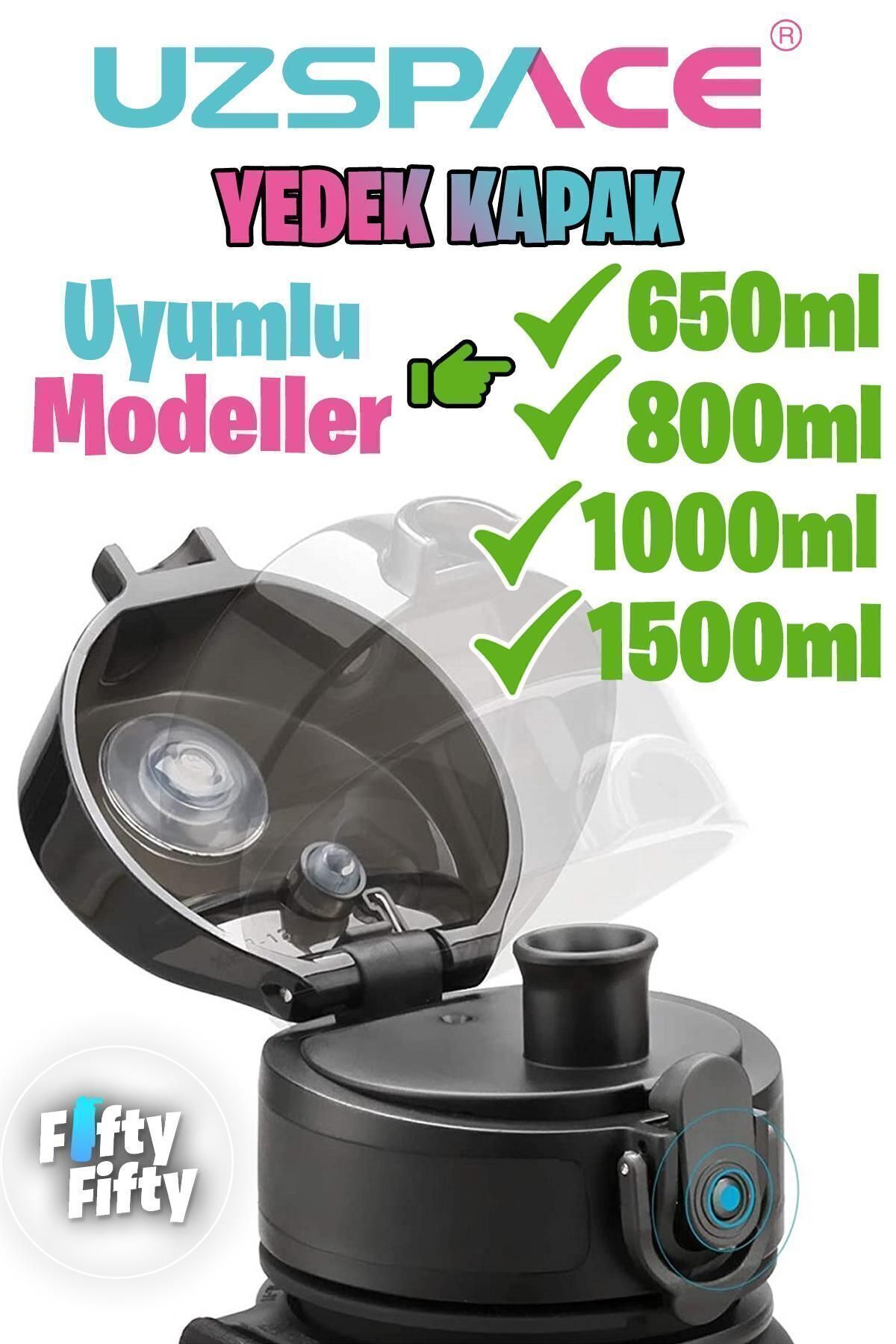 Büyük Yedek Kapak 650-800-1000ml -uyumlu Yedek Kapak --sadece Ile Uyumludur--tek Re