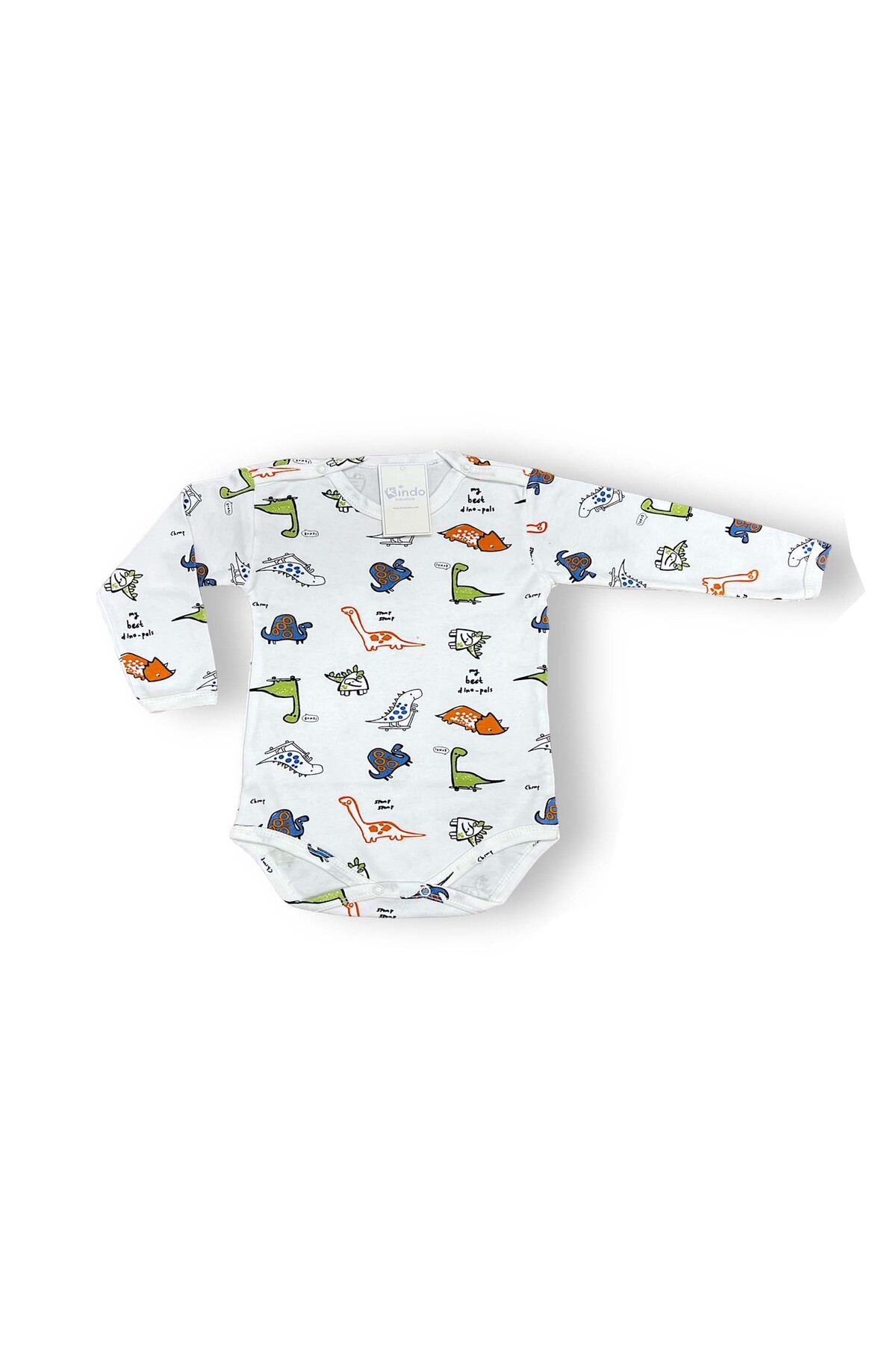 کیندو بیبی بادی طرح‌دار چسبی مناسب برای سنین ۰/۳ ماه تا ۴ سال