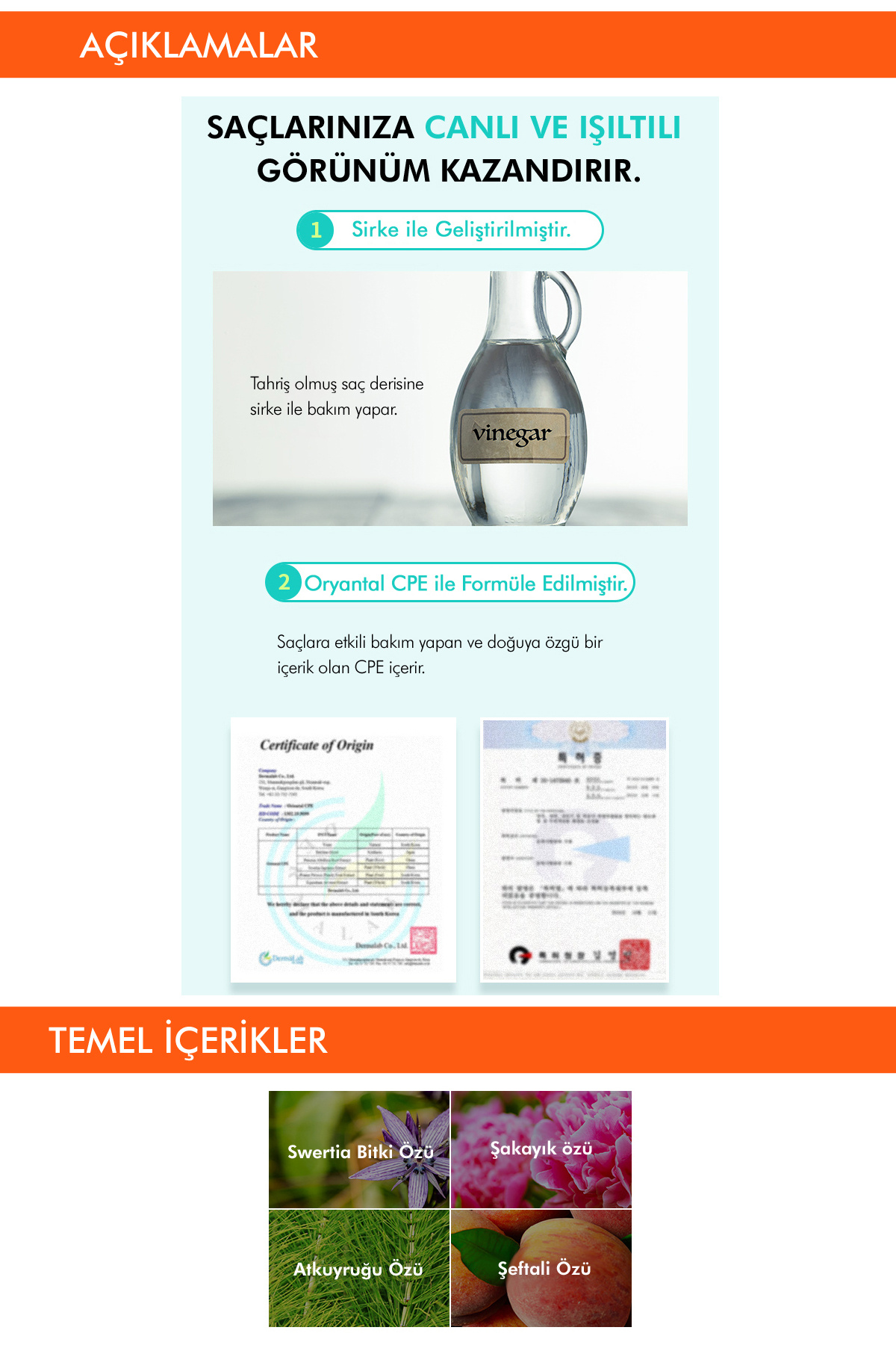 Nane Kompleksi İçeren Kepek Karşıtı  Saç Sirkesi 200ml Mint Scalp Hair Vinegar — 6027 — تصویر 5 از 7