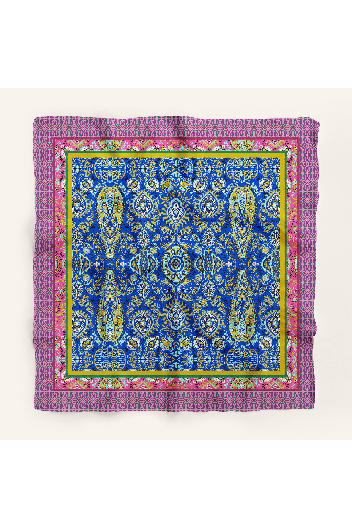 Floral Patterned BandanaDG9878-79 70x70