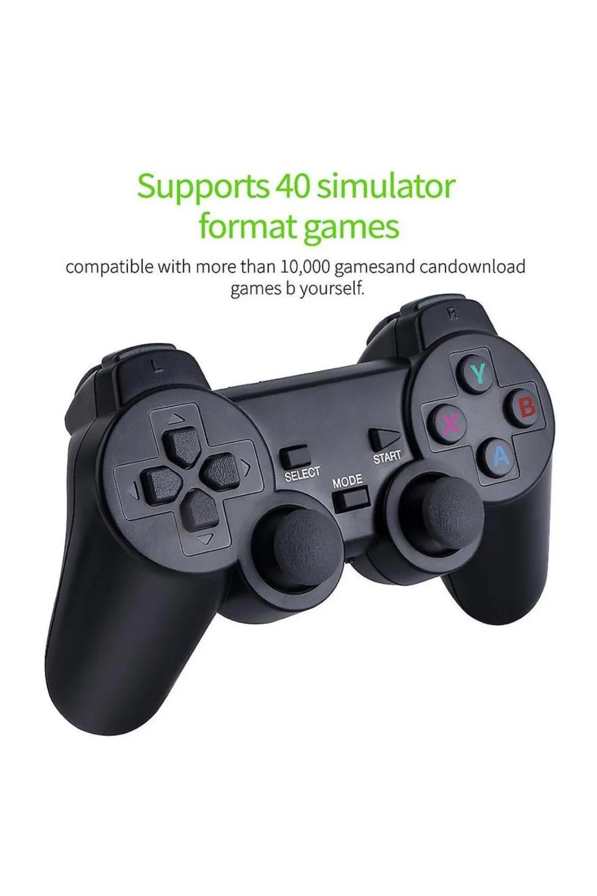 Gaming Atari Kablosuz Çift Kollu Retro 2000 Oyun 2.4G Game Stick 32 GB Hafızalı 3