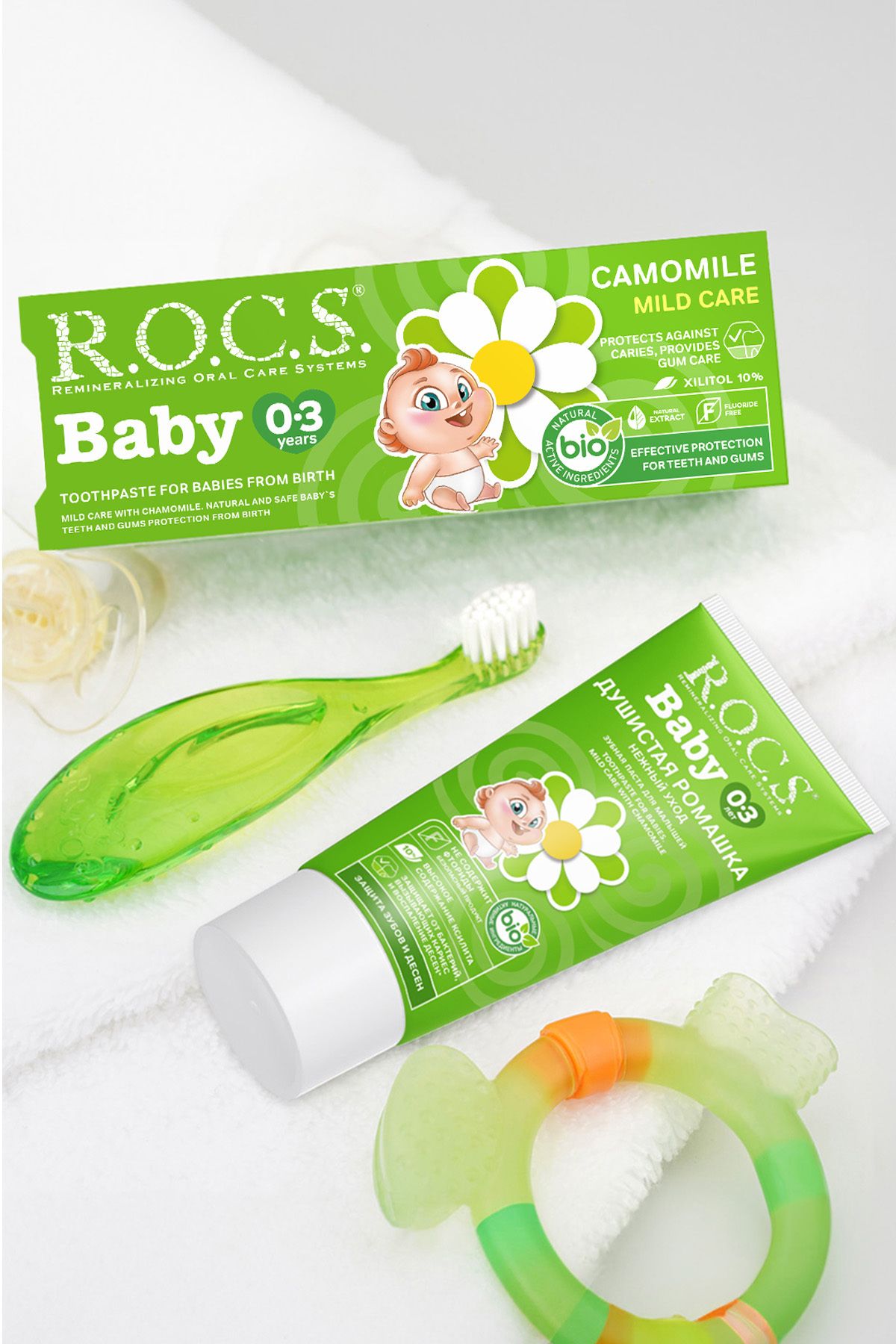 R.O.C.S.-Rocs Baby Chamomile Extract Toothpaste (0-3 years) 5