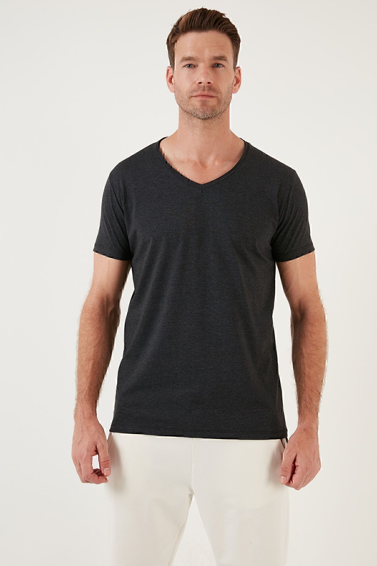 تیشرت مردانه خاکستری بوراتی | 5412001 اورجینال - تصویر 4