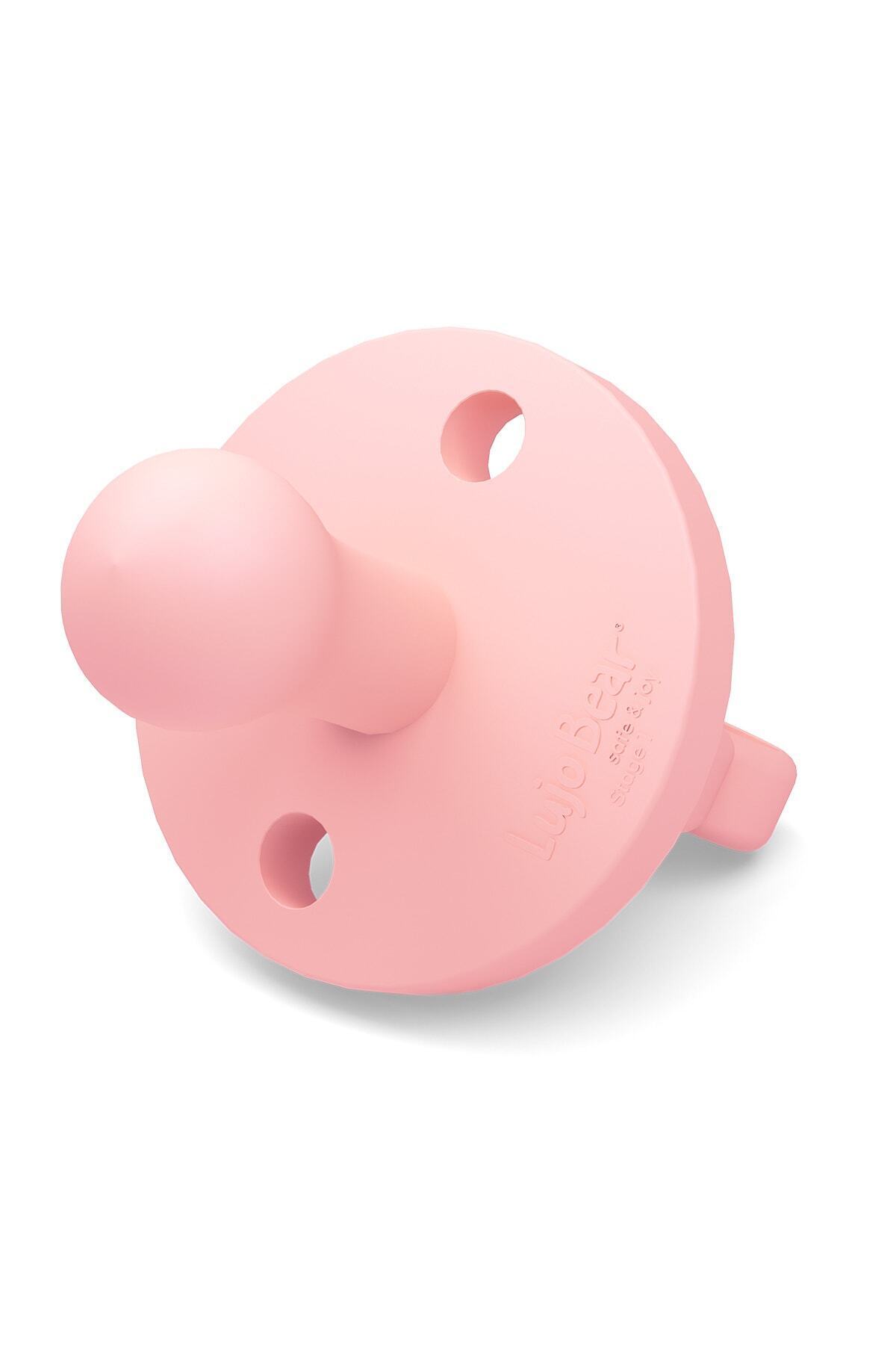 lujobear Safe&joy Emzik Ve Diş Kaşıyıcı 0-6 Ay (stage 1 ) L Pink fotoğrafı 3 (önizleme)