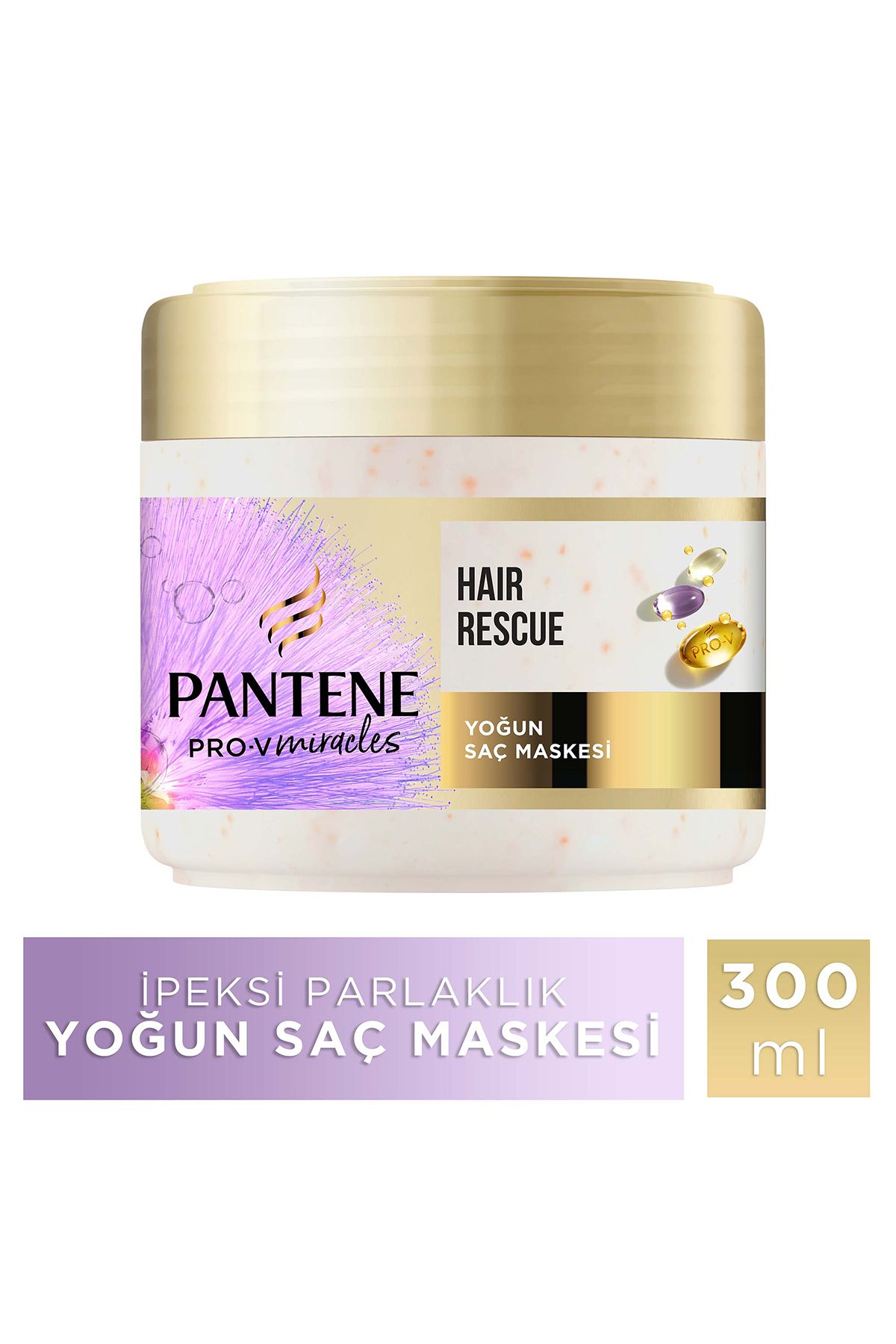 ماسک براق کننده ابریشمی PRO-V MIRACLES برای موهای درمان شده 300 میلی لیتر Pantene