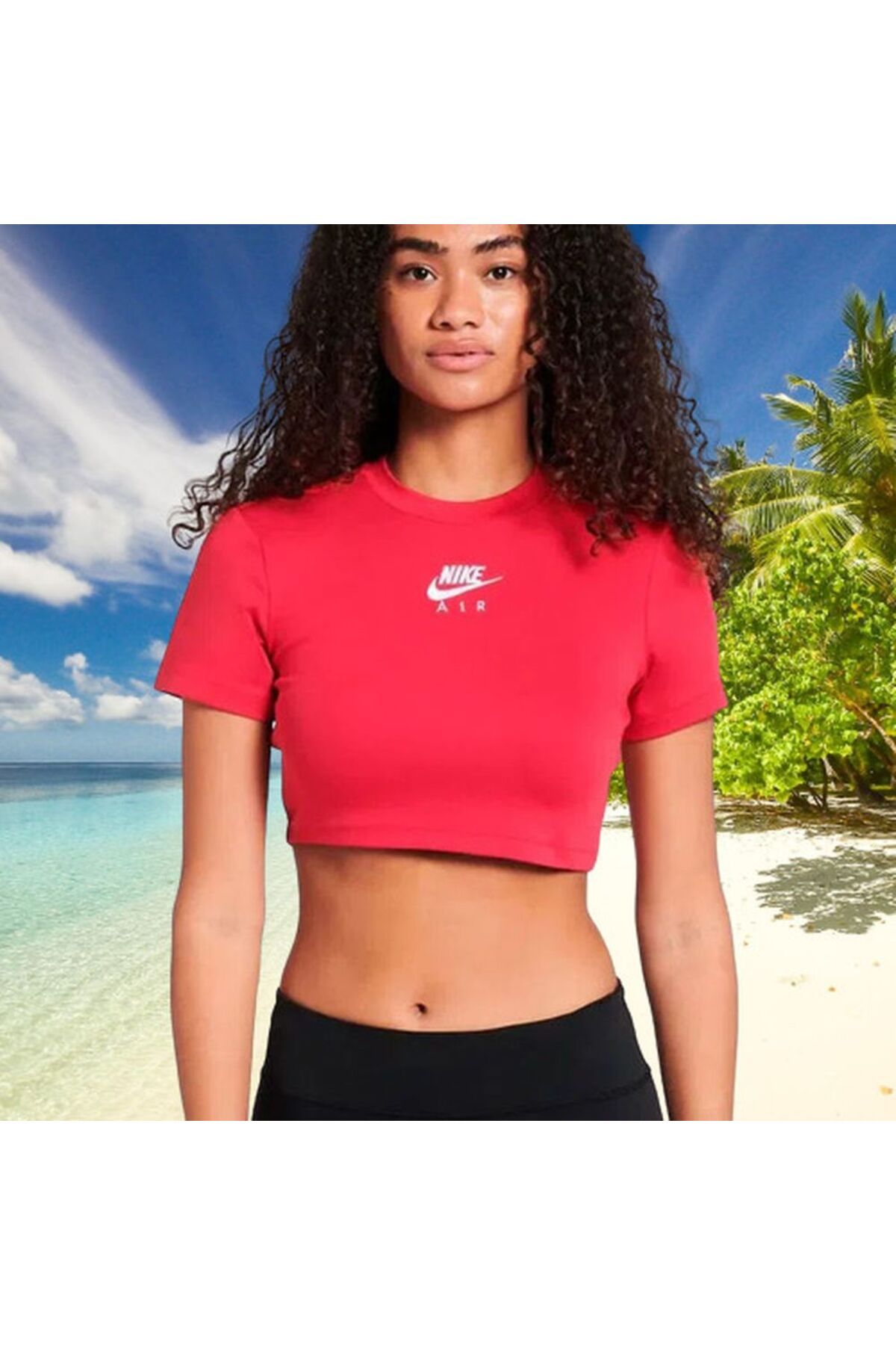T shirt crop top nike cheap
