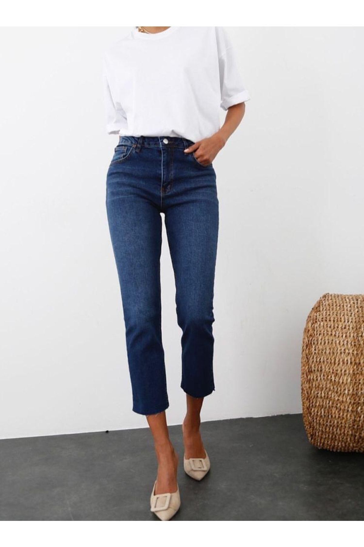 Niceboutique Yuksek Bel Boyfit Jean Fiyat Yorumlar Trendyol