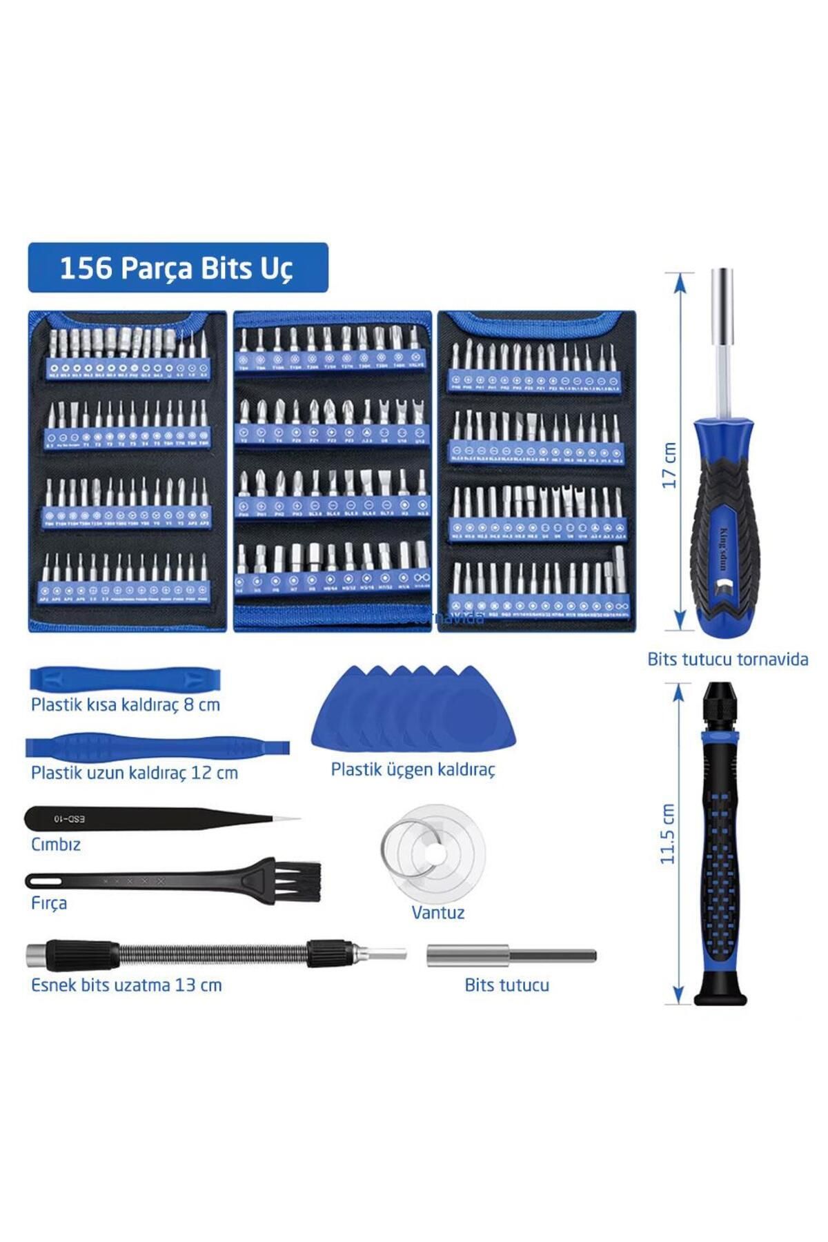 UF TOOLS-Uf-Tools Ks- 800170   - 170 Piece Precision Bits Tip Screwdriver Set 2