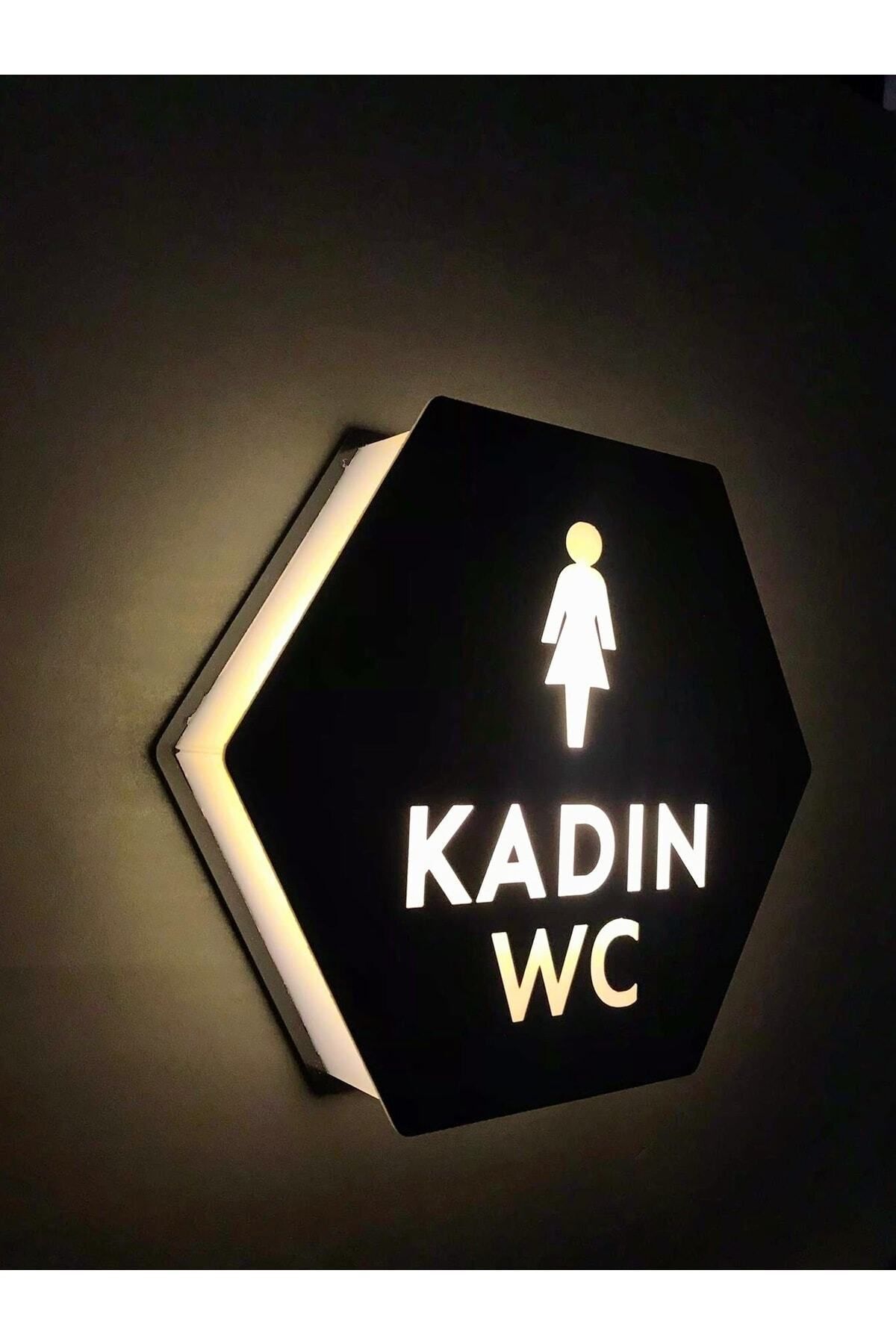 Honeycomb Serisi Işıklı Erkek Wc Ve Kadın Wc Yönlendirme Seti - 3
