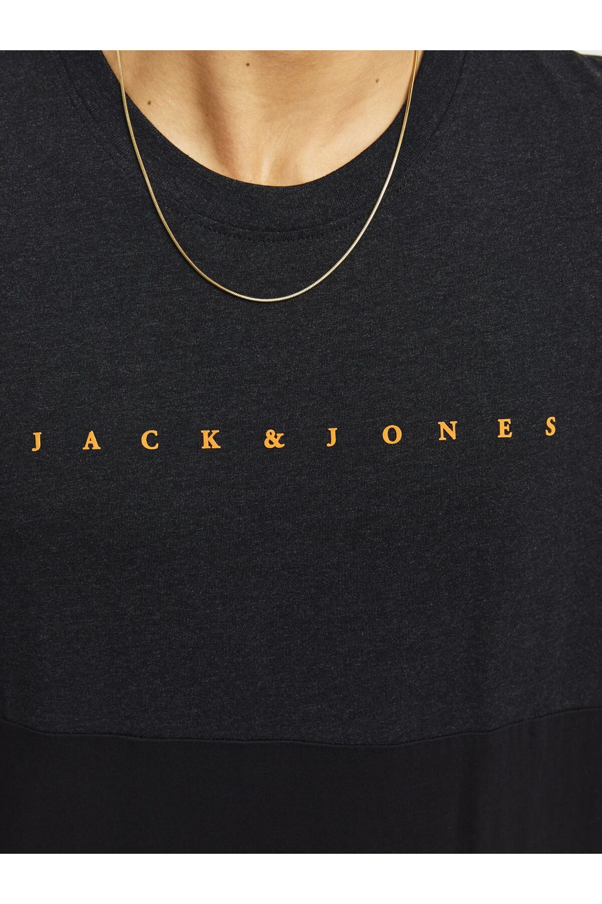 تیشرت مردانه مشکی جک اند جونز | 12256788 اورجینال - تصویر 6
