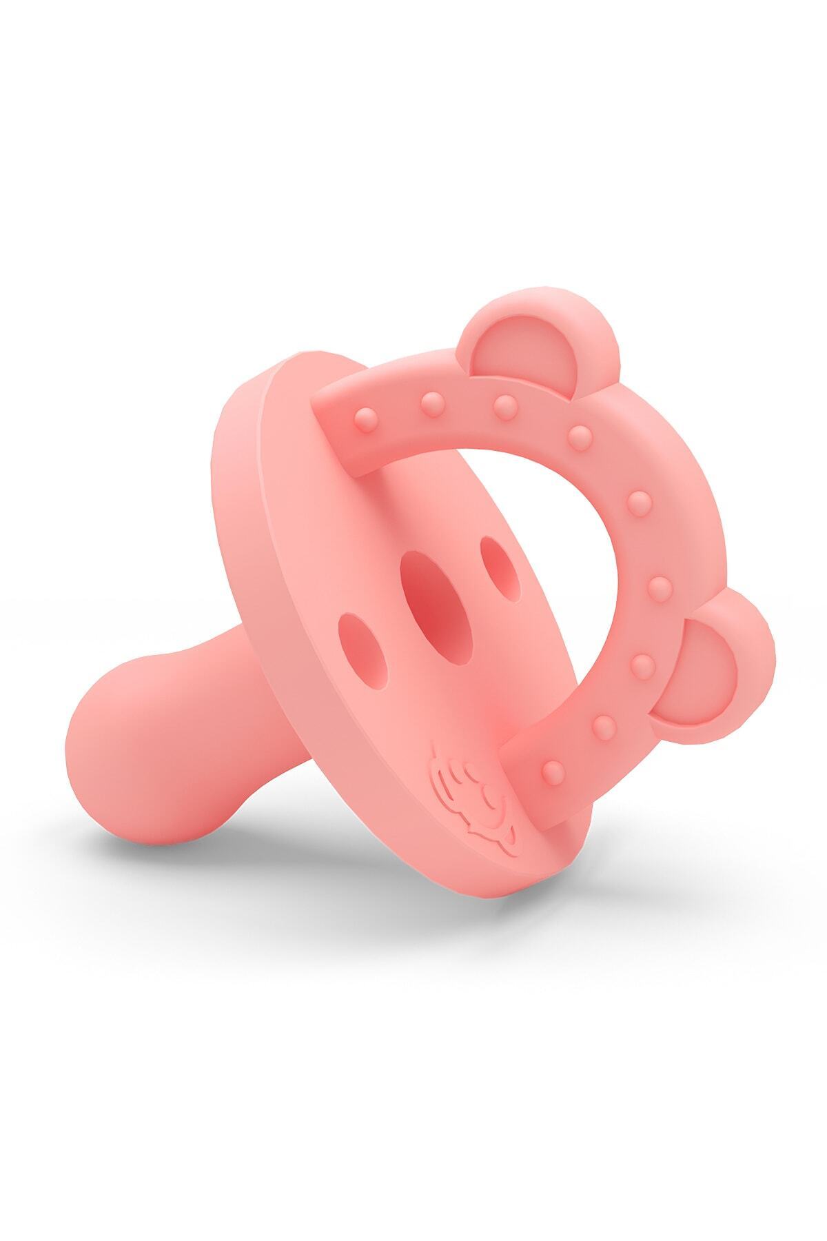 lujobear Safe&joy Emzik Ve Diş Kaşıyıcı 6 Ay (stage 2 ) D Pink fotoğrafı 3 (önizleme)