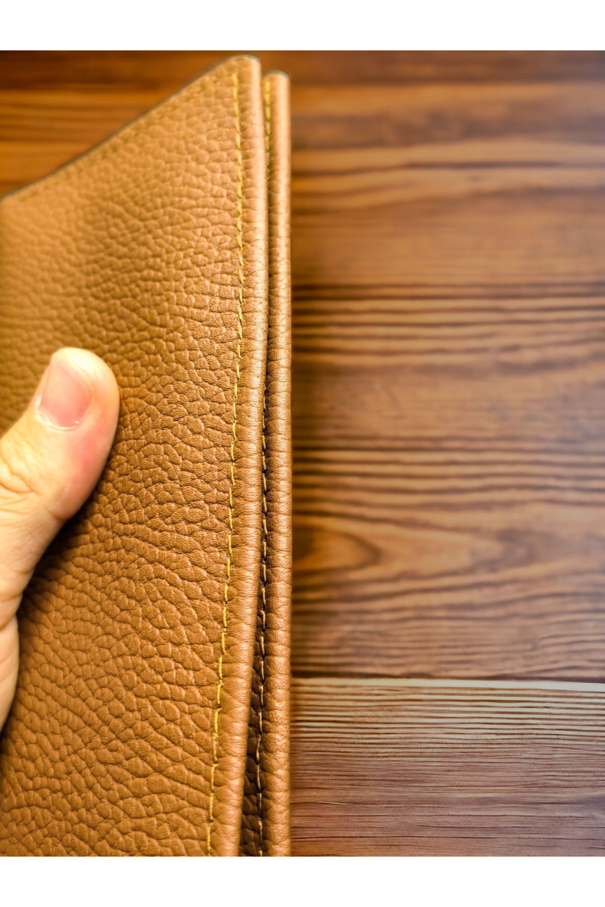 کیف پول مردانه قهوه ای CRASSULA PREMIUM LEATHER | 323 اورجینال - تصویر 7