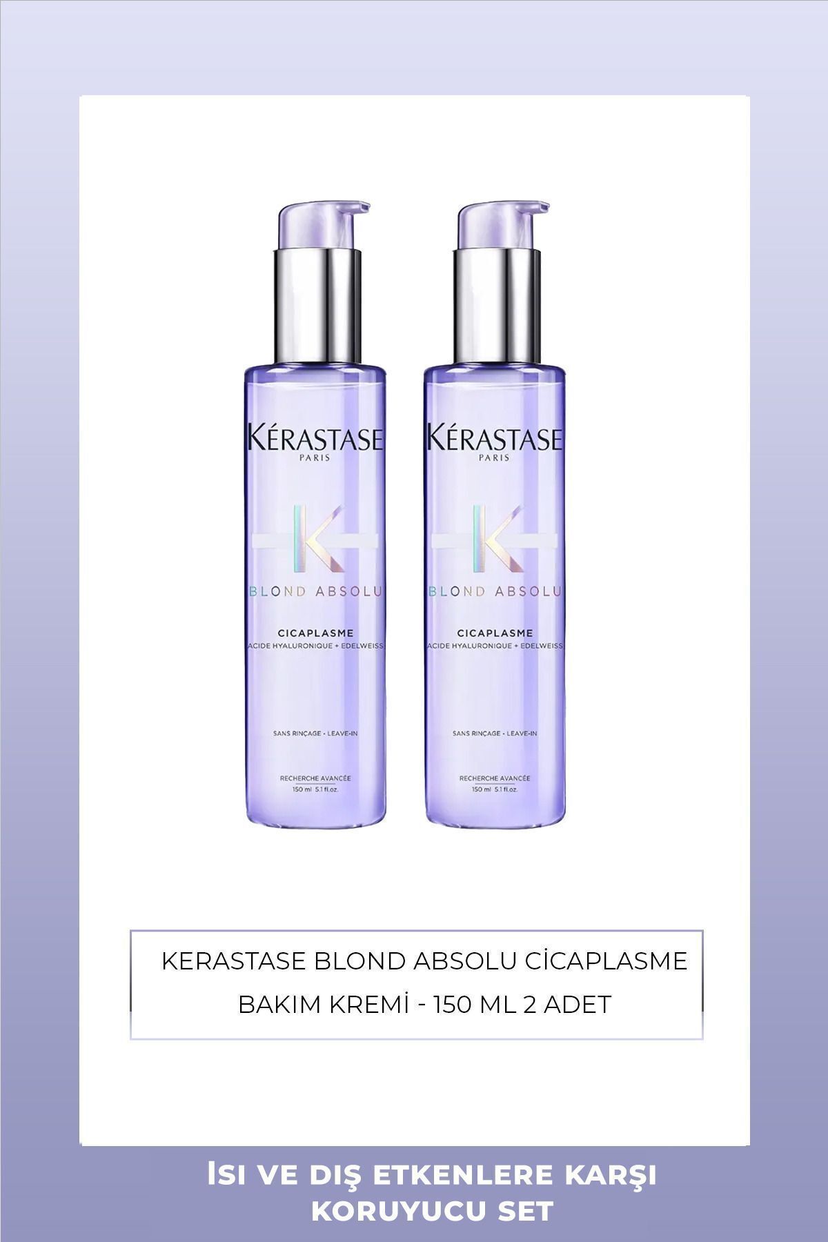 سرم محافظ حرارتی بلوند ابسولو سیکاپلاسم برای موهای بلوند 150 میلی لیتر 2 عدد Kerastase