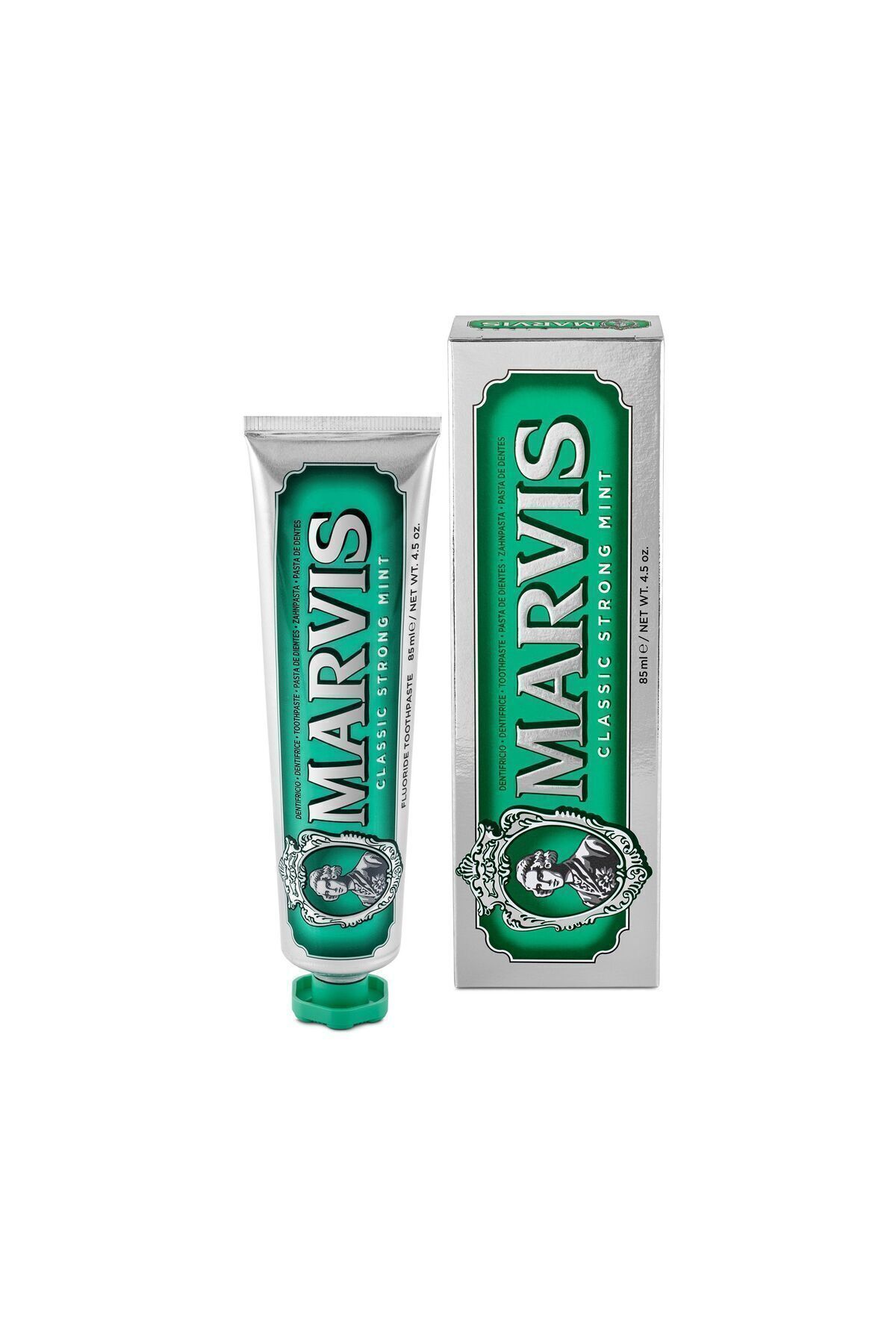 خمیردندان نعناع قوی 85 میل + 25 مسواک سخت متوسط ​​3 مجموعه تعمیر و نگهداری ماوریس Marvis