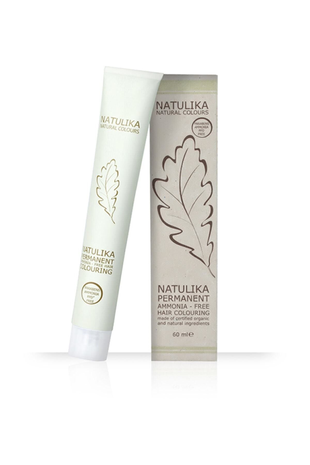 8.3 رنگ موی گیاهی طلای بلوطی روشن 60 میلی لیتر Natulika