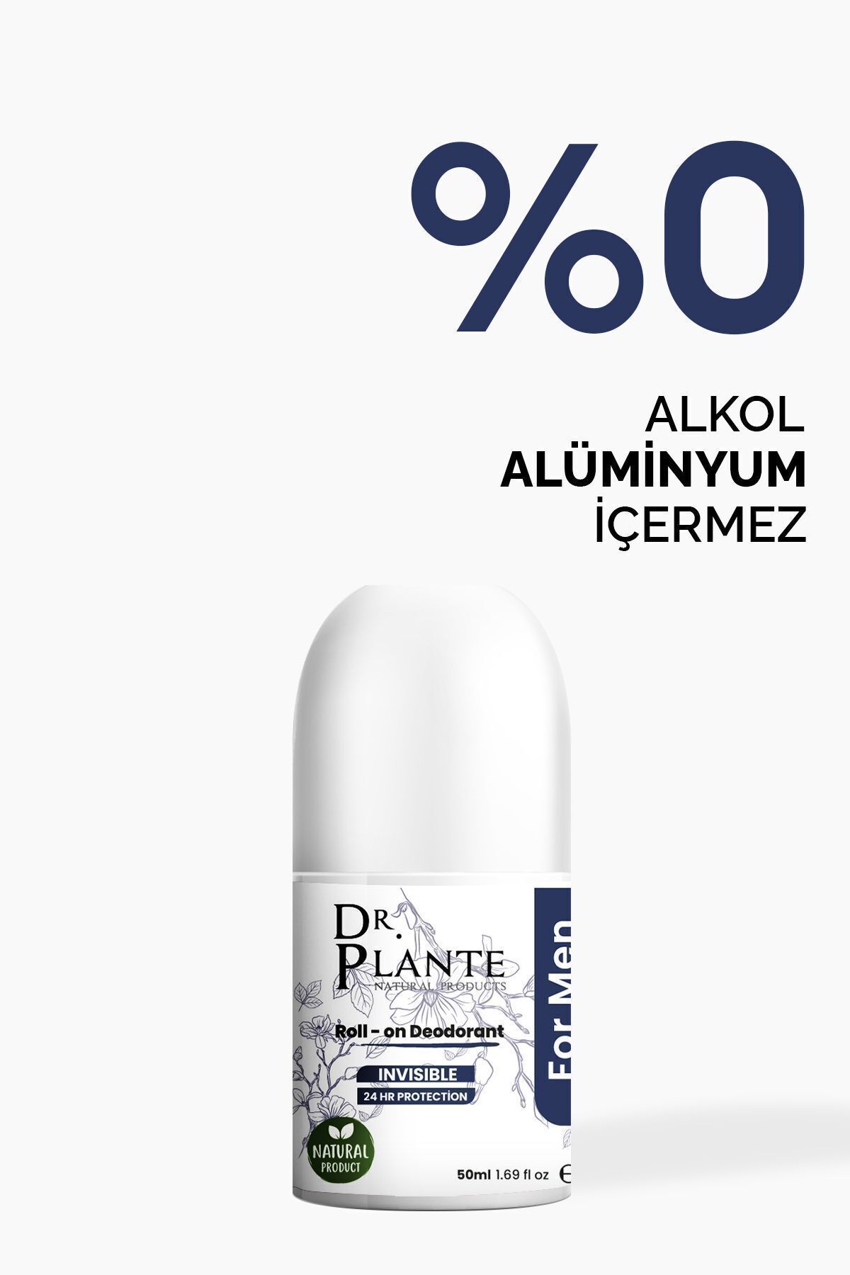 دئودورانت طبیعی Roll-on Dr.plante 50 میلی لیتری مردانه Dr. Plante