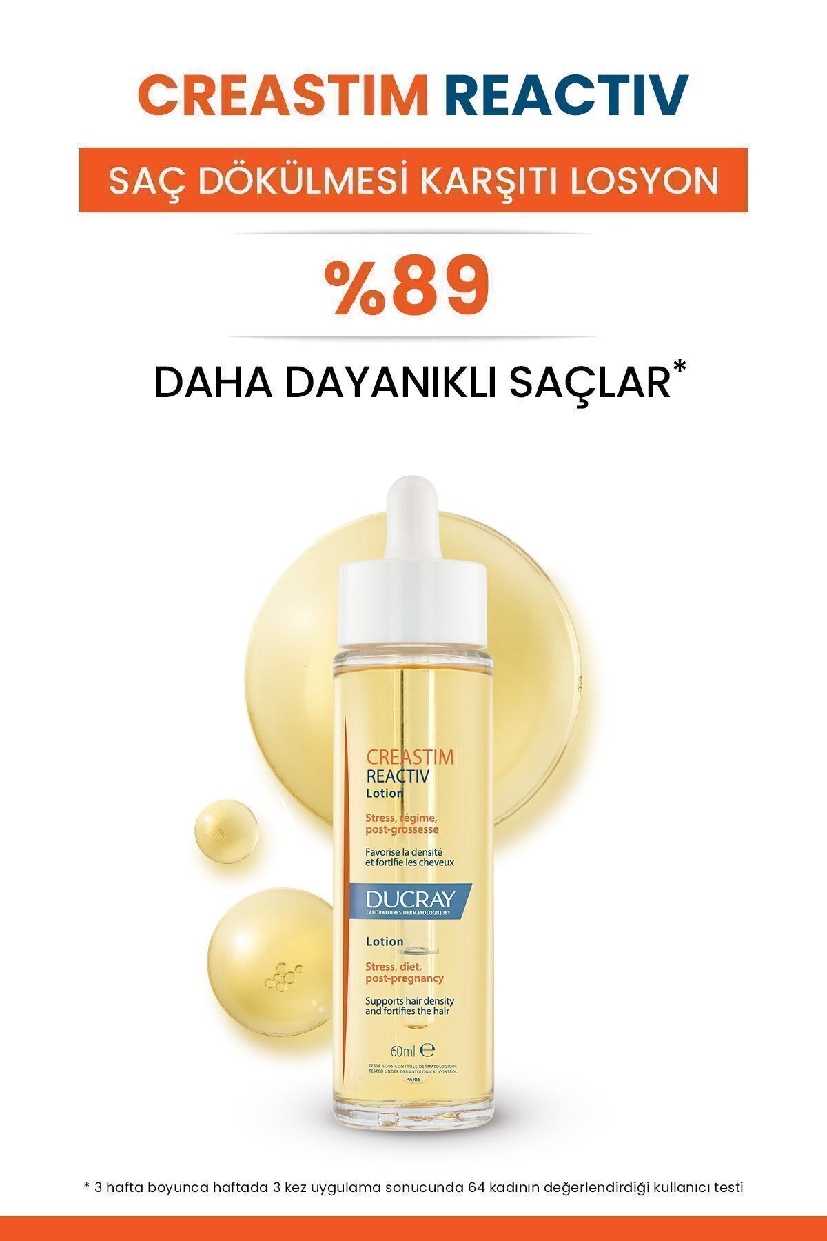 Ducray-Creastim Reactiv Anti-Hair Loss Lotion 60 ml 2