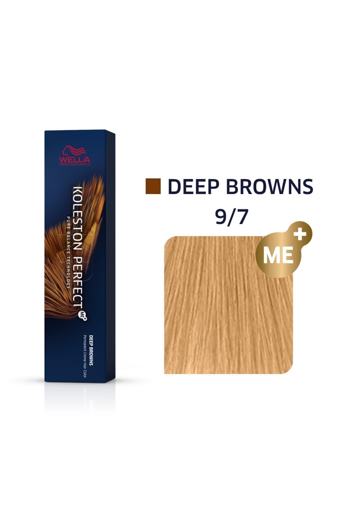 رنگ موی دائمی Koleston Perfect Me + 9/7 Deep Browns 60 میلی لیتر Wella Professionals