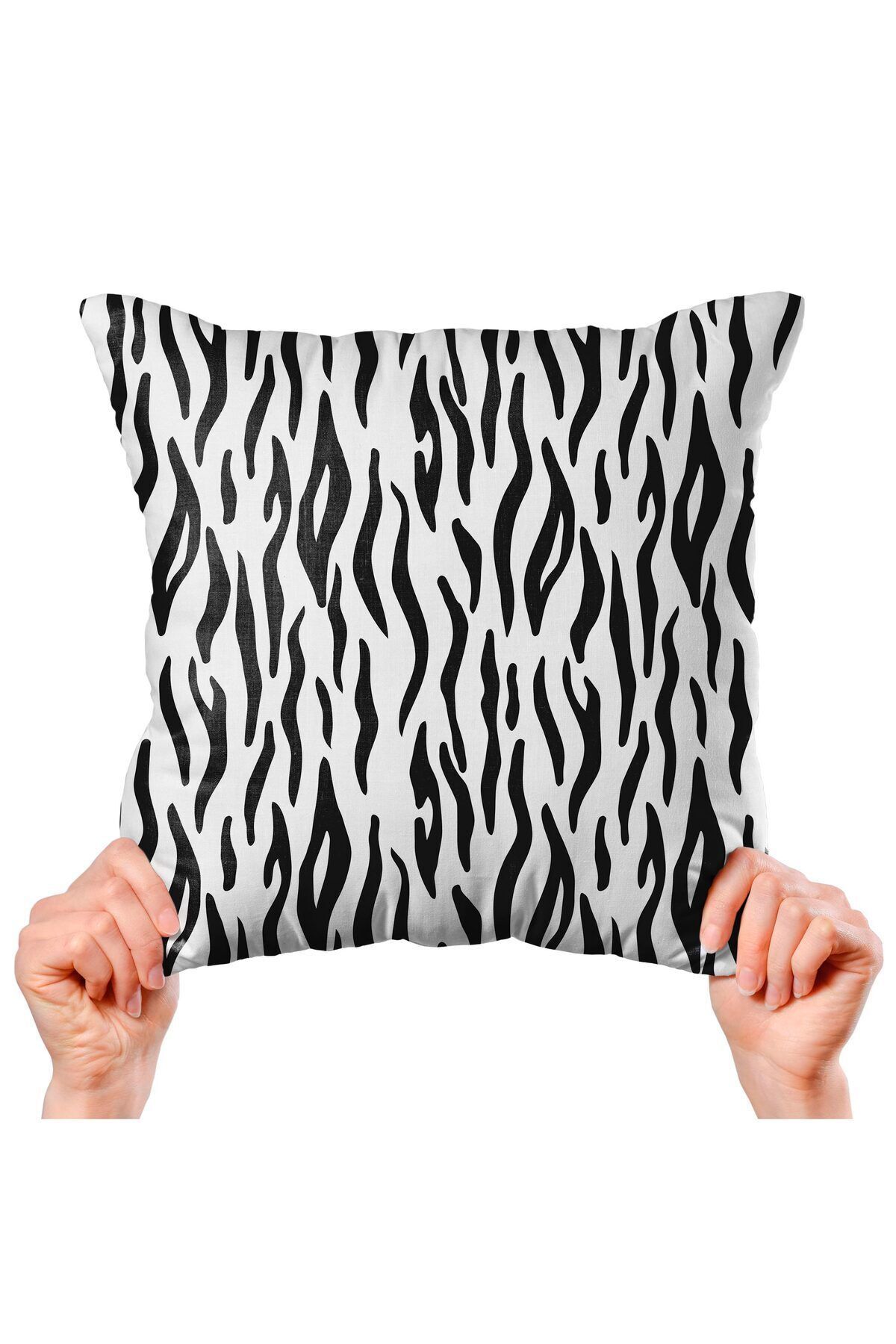EJOYA-Zebra and Leopard Patterned Pillow Set of 4 - 45cm 113852 5