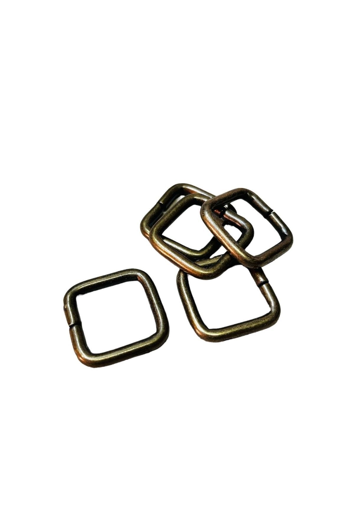 srtfootcare 2 Cm Kare Metal Halka, Çanta Sapı Için Kare Halka 5 Adet