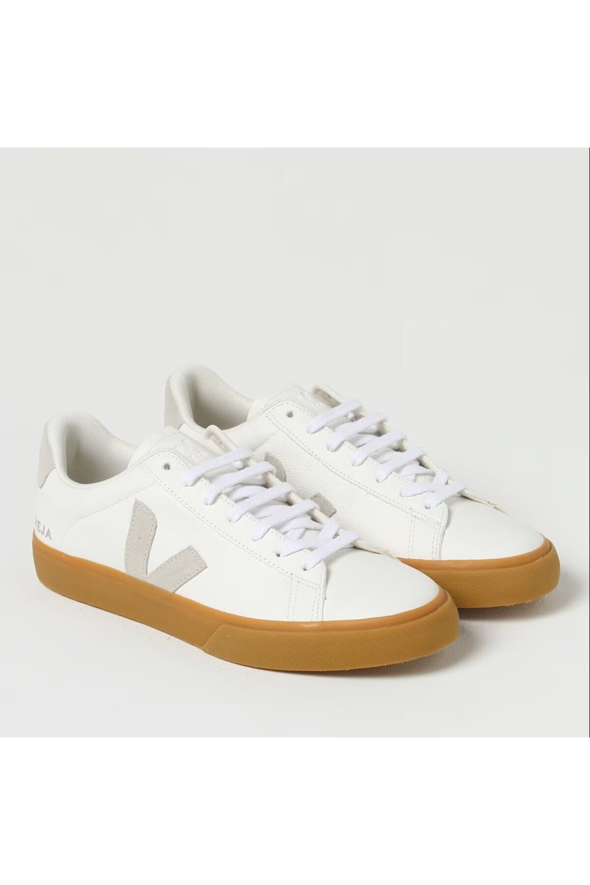 VEJA-White Campo - Women's Extra White Natural Suede Sneaker 2
