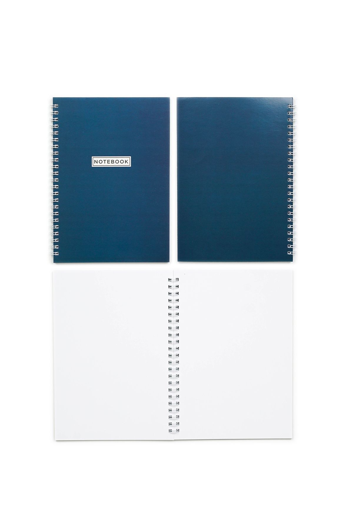 Nice Notes-A5 Unlined School Notebook - Spiral, 80 Sheets, Set of 4 4