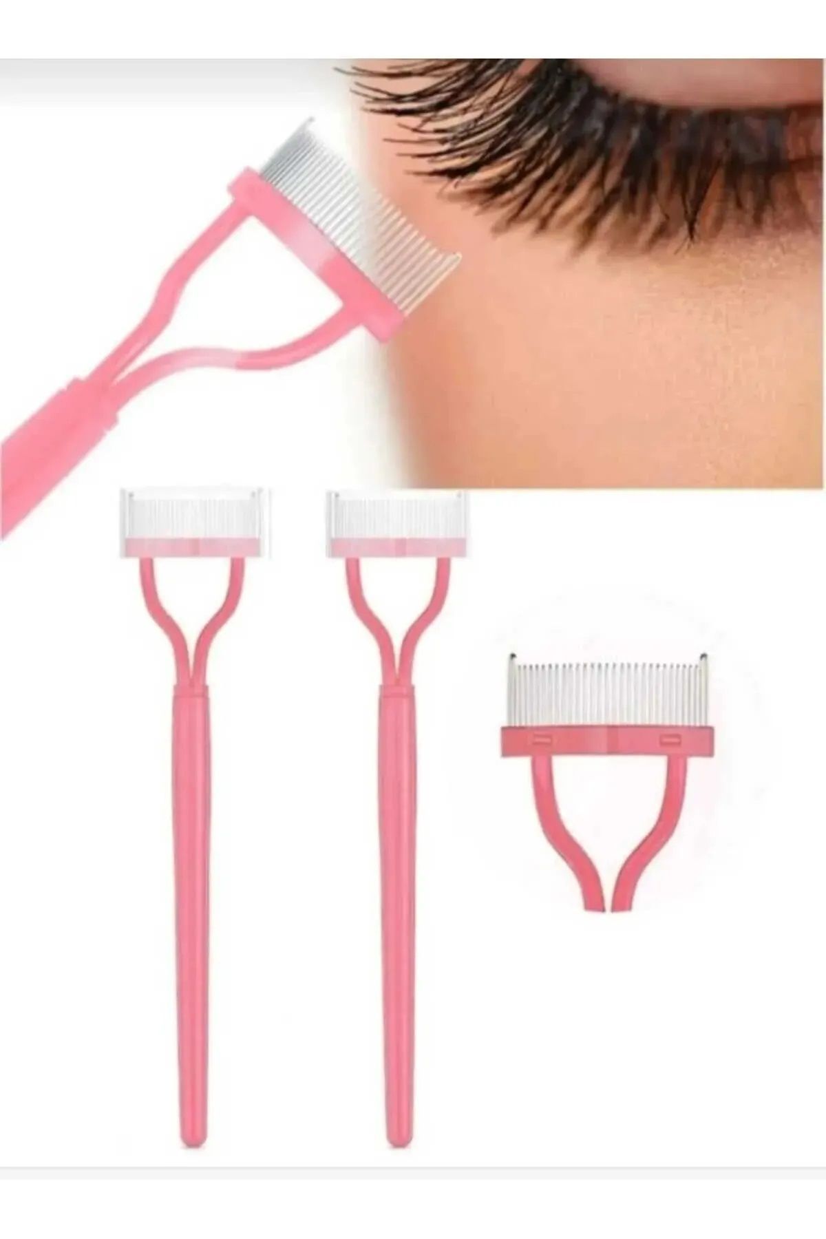 شانه جداکننده مژه در کیف ابزار مژه ابزار مرتب کننده مژه obrigado