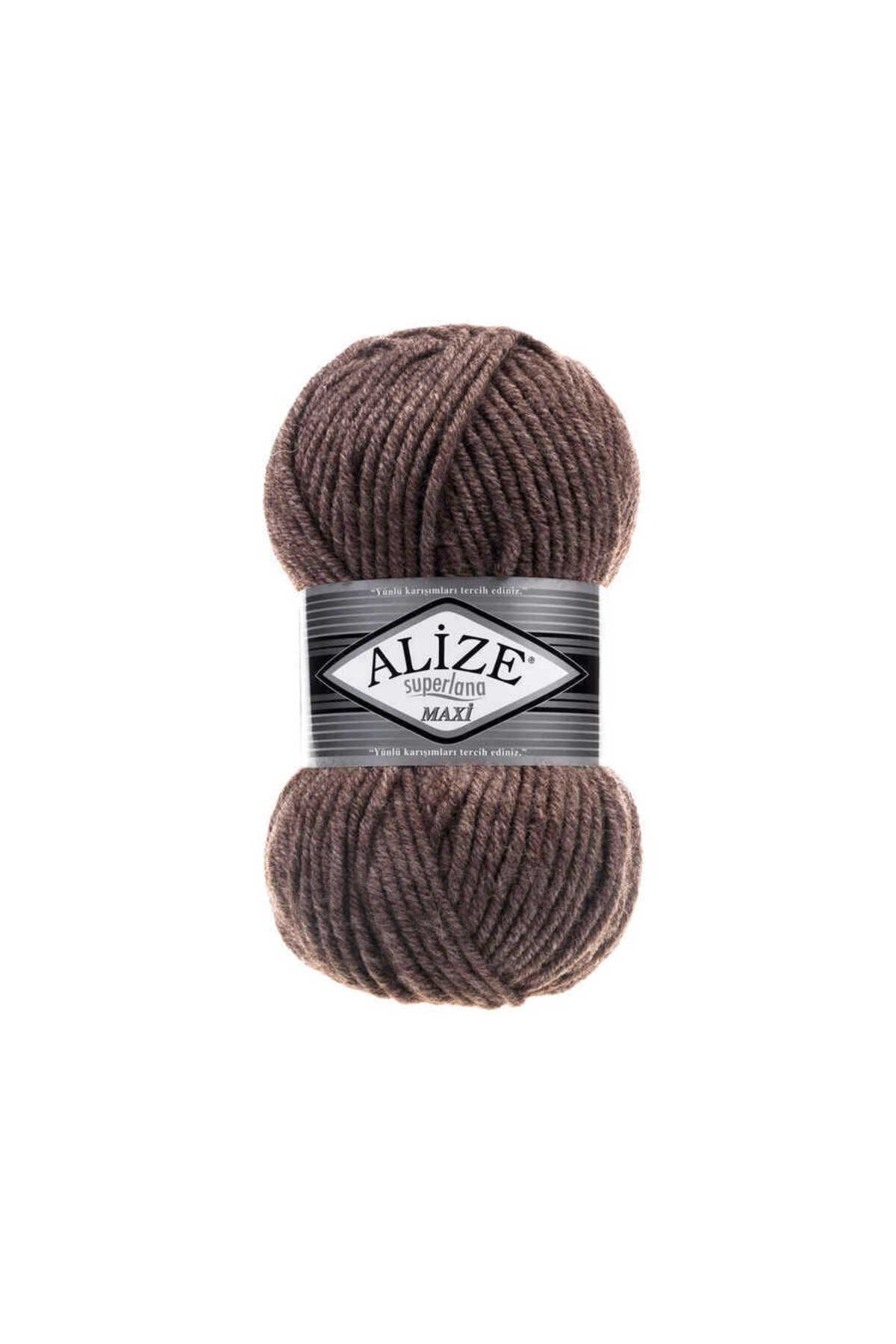 Alize Superlana Maxi 240 Sütlü Kahve Mela