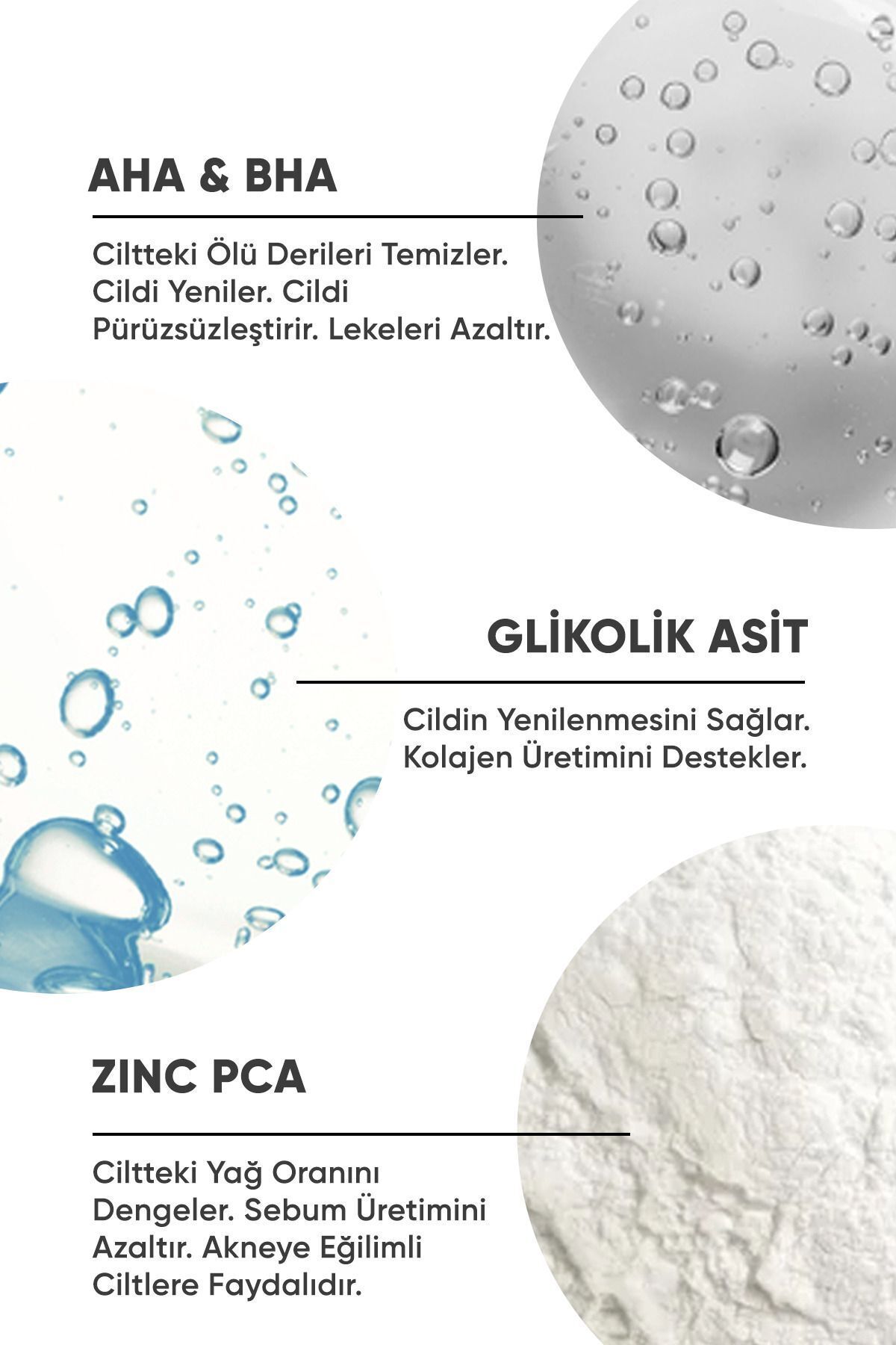Aha & Bha Canlandırıcı & Cilt Tonu Eşitleyici Kırmızı Peeling Cilt Serumu 30 ml — kırmızıserum — تصویر 5 از 7