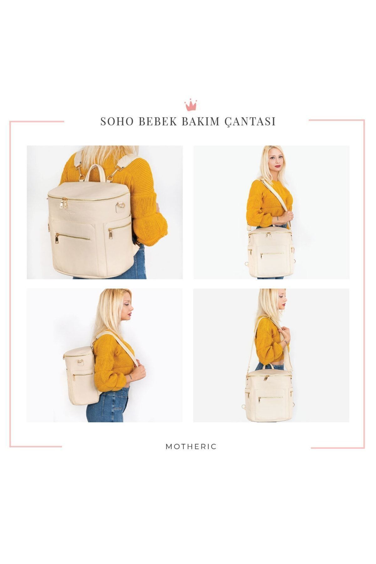 motheric Parenthood Bundle – Anne Bebek Bakım Çantası Set – Bebek Arabası Çantası – Emzik Çantası fotoğrafı 2 (önizleme)