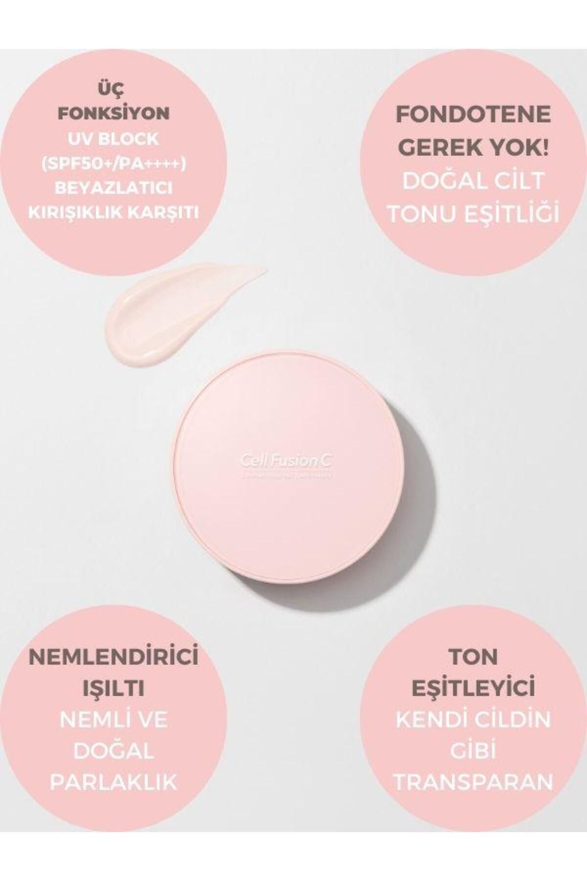 Cell Fusion C-High Protective and Tone up Compact Sunscreen Set - for All Skin Types 4