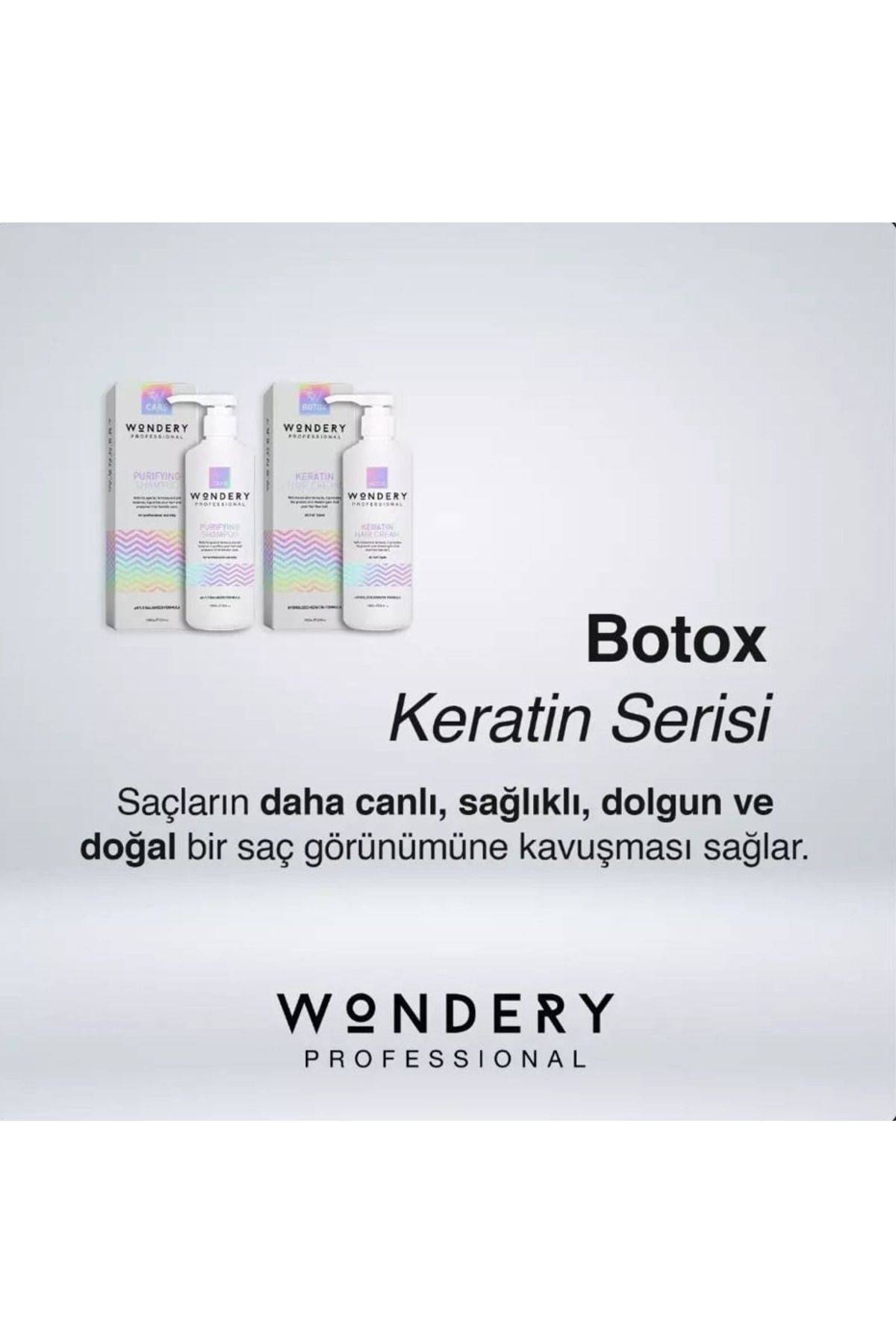 Professıonal Bakım Şampuanı 1000 ml & Keratinli Botoks Saç Kremi 1000 ml — 202500000102 — تصویر 7 از 8