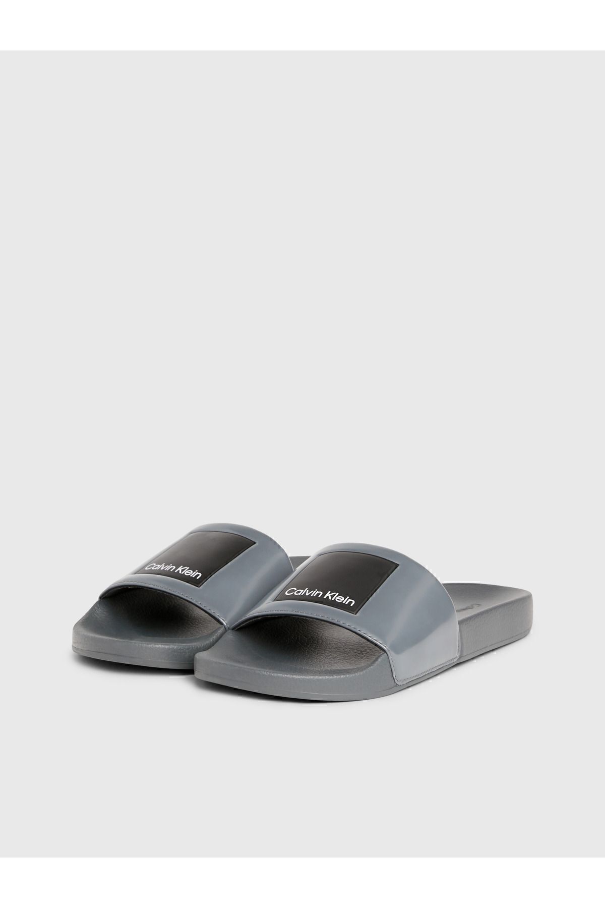 دمپایی خاکستری مردانه HM0HM01466 PCX اورجینال Calvin Klein