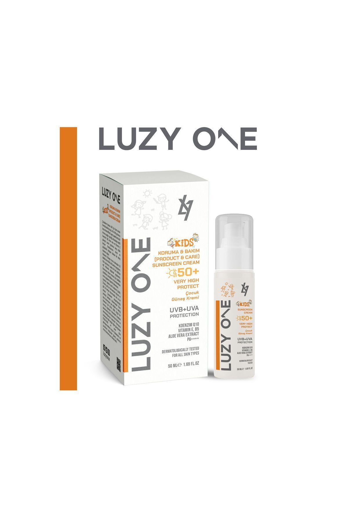Luzy One Çocuklar Için Güneş Kremi – Spf 50 Ile Hassas Ciltleri Yüksek Koruma Ve Nemlendirme fotoğrafı 2 (önizleme)